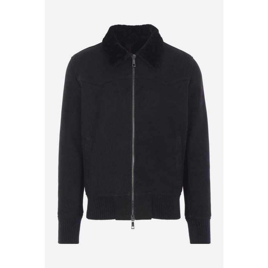 Giorgio Brato GIORGIO BRATO Shearling Black Full Zip Jacket New & Authenti Size US L / EU 52-54 / 3 - 1 Thumbnail
