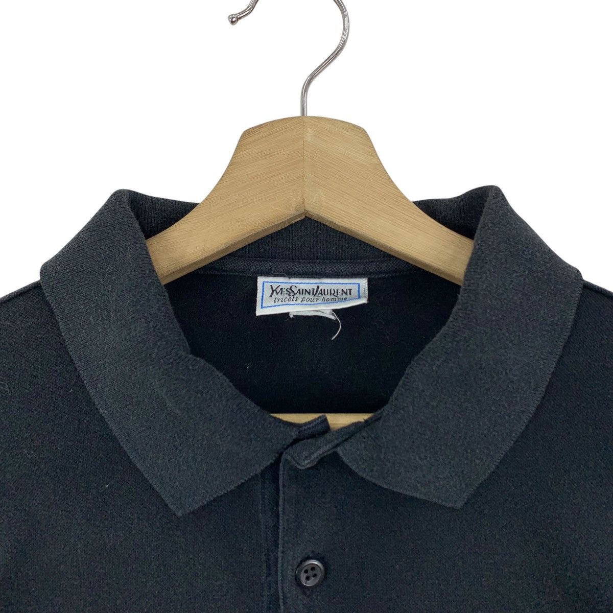 Designer × Yves Saint Laurent Vintage YVES SAINT LAURENT small logo embroidery tee Size US M / EU 48-50 / 2 - 5 Thumbnail