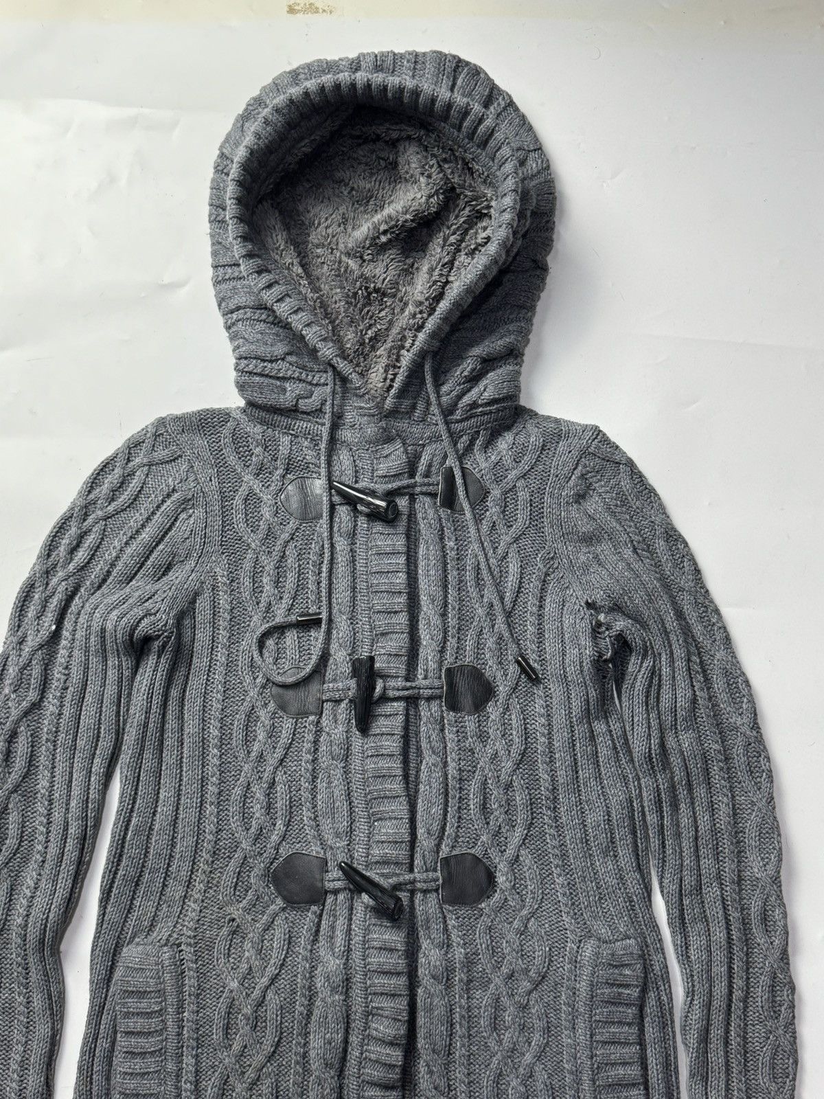 Burberry Burberry Cable Hoodie Knit Size M / US 6-8 / IT 42-44 - 3 Thumbnail