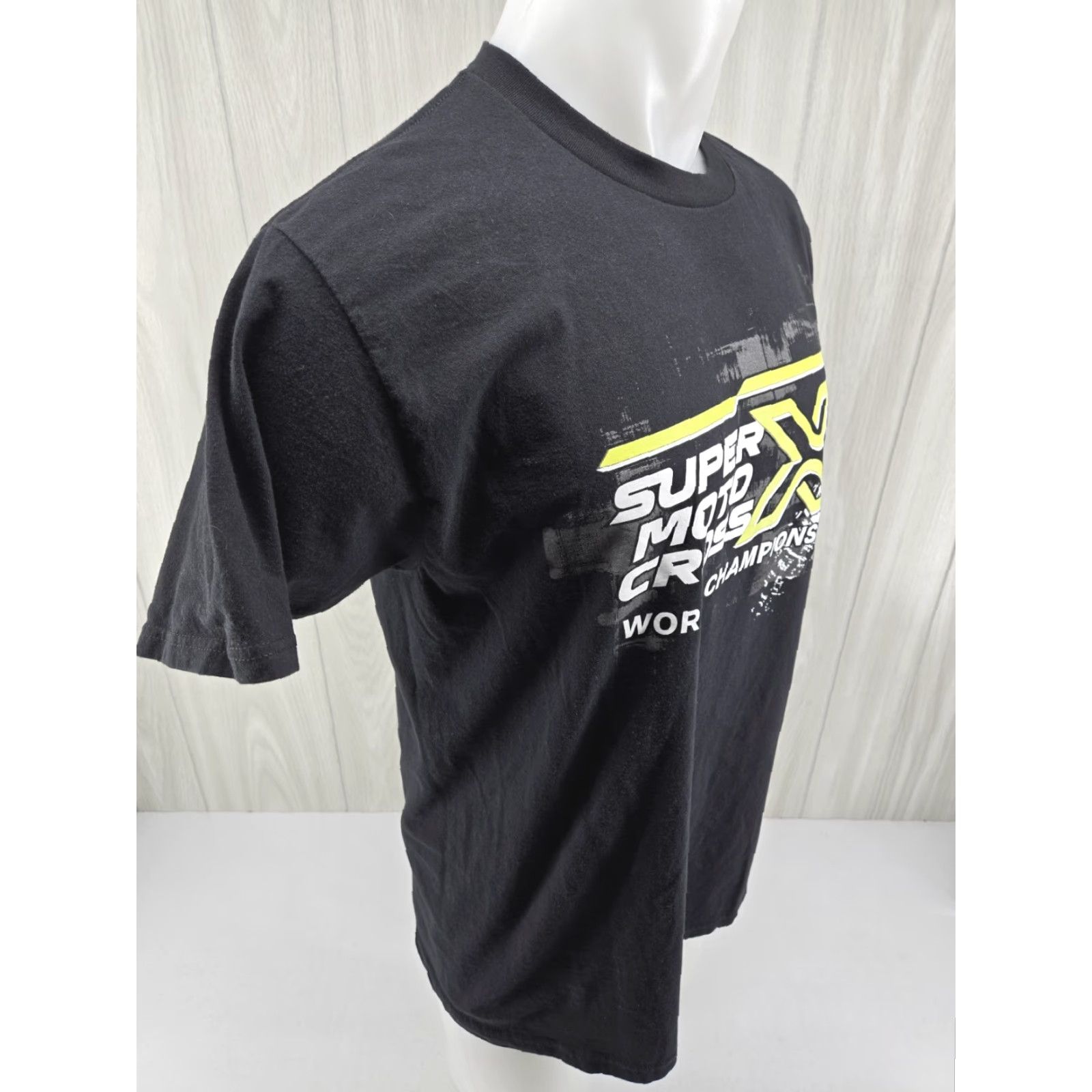 Vintage Monster Jam Super Moto Cross T-Shirt Black Size LARGE Size US L / EU 52-54 / 3 - 7 Thumbnail