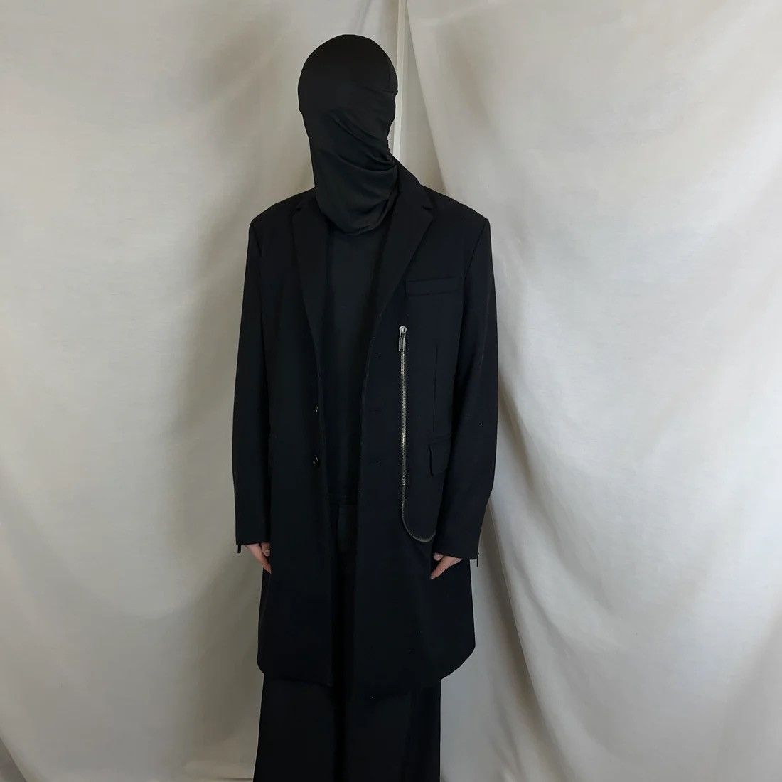 Dirk Bikkembergs Dirk Bikkembergs L-Zip Wool Coat Size US L / EU 52-54 / 3 - 2 Thumbnail