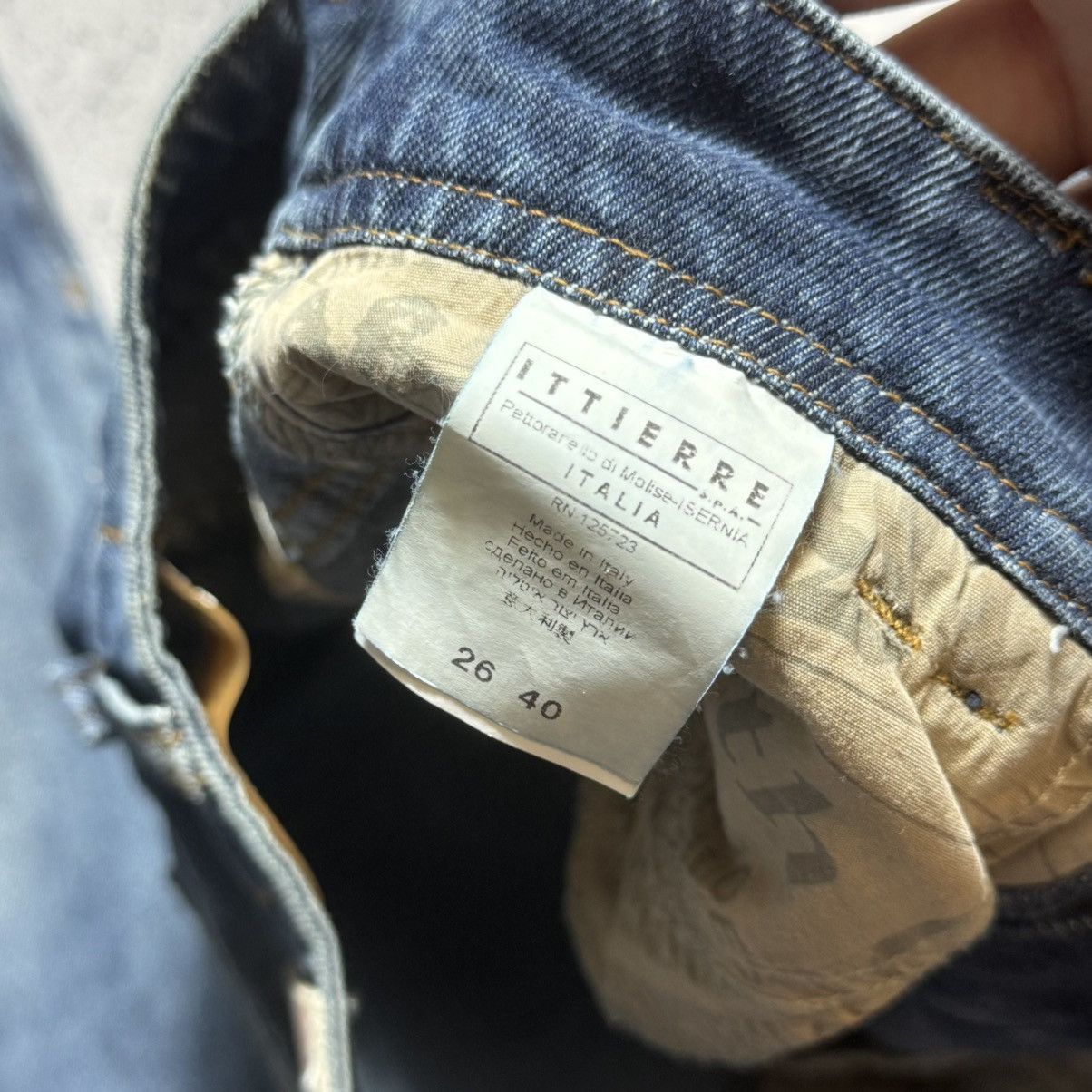 John Galliano NEW Galliano Y2K 00s Flared Jeans Size 26" / US 2 / IT 38 - 10 Thumbnail