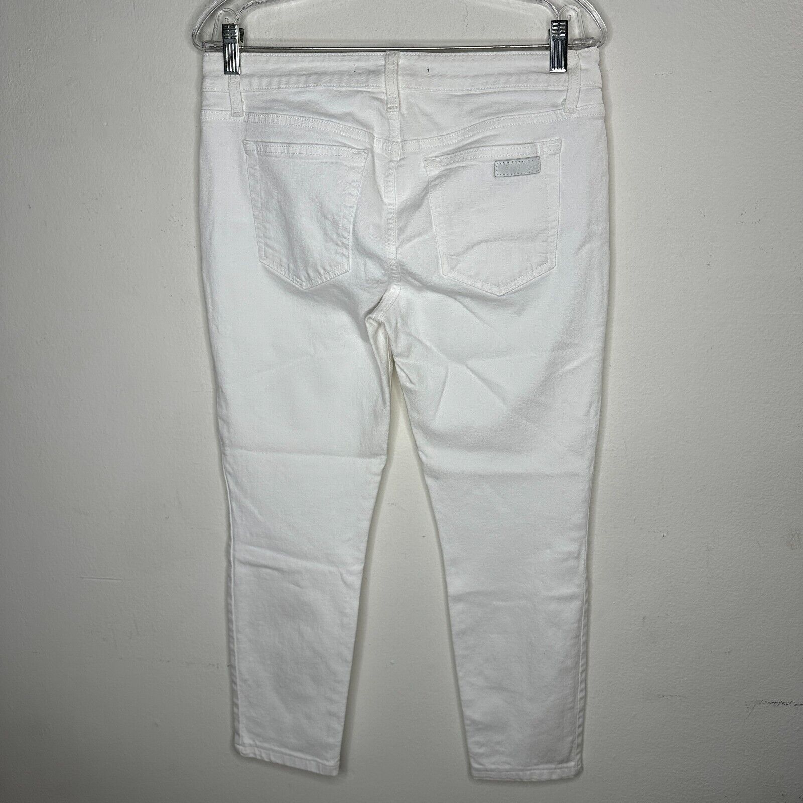 Other Joe's Jeans White Low-Rise Skinny Ankle Juliet Crop Jeans 30 Size 30" / US 8 / IT 44 - 7 Thumbnail