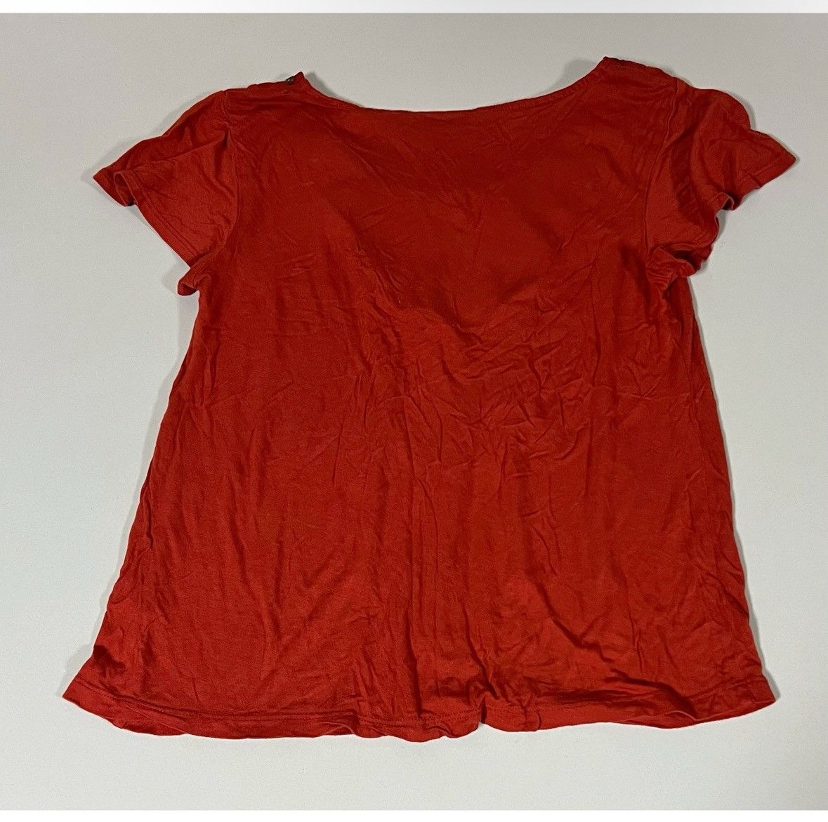 Apt. 9 Apt. 9 Beaded Y2K Short Sleeve Shirt Top Blouse Tee Size M ✨ Size M / US 6-8 / IT 42-44 - 4 Thumbnail