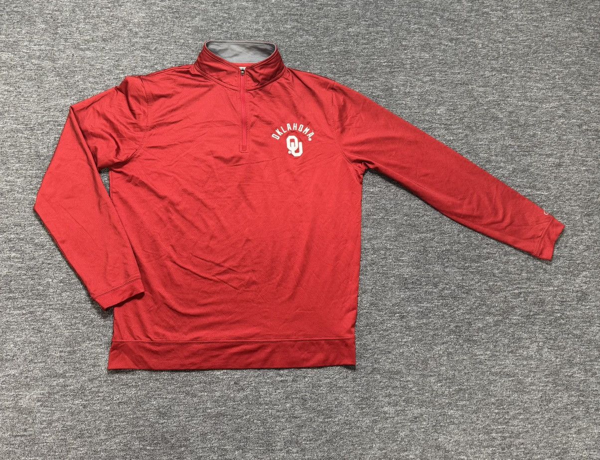 Champion × NCAA Champion Oklahoma Sooners 1/4 Zip Pullover NCAA College Size US M / EU 48-50 / 2 - 1 Thumbnail