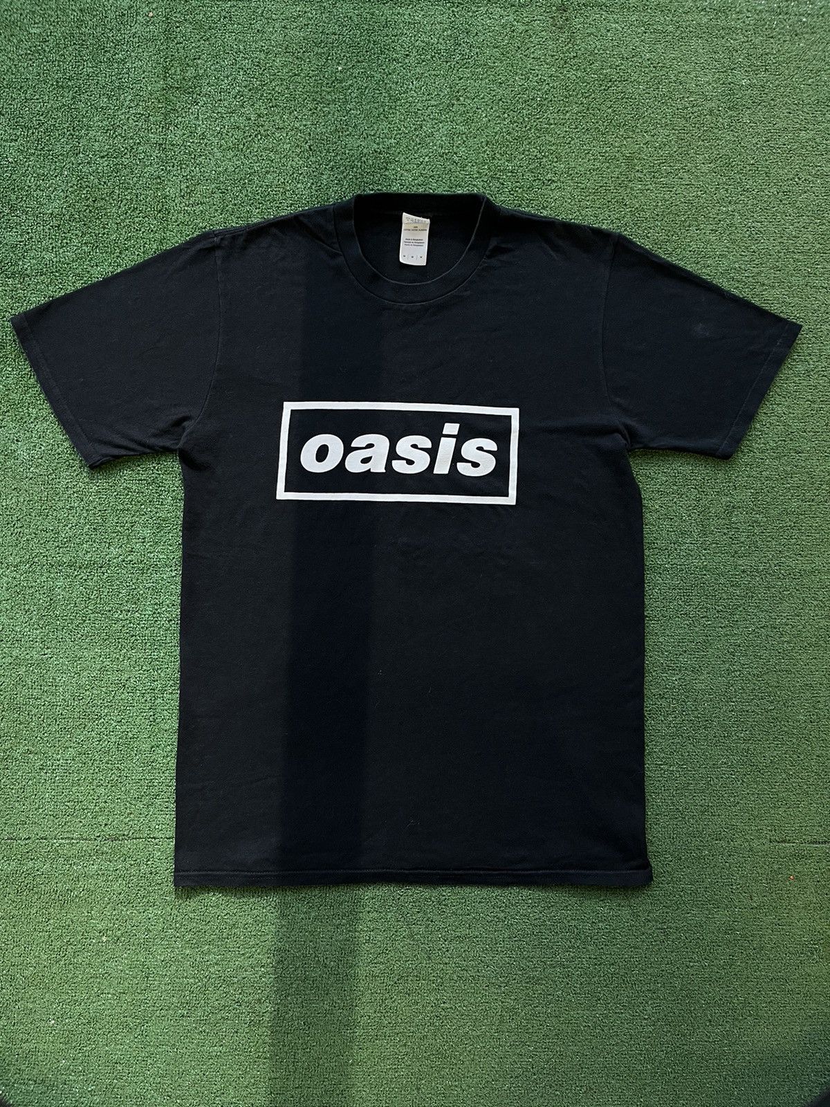 Vintage 00s Oasis Britpop Black Tee (Liam Gallagher) 