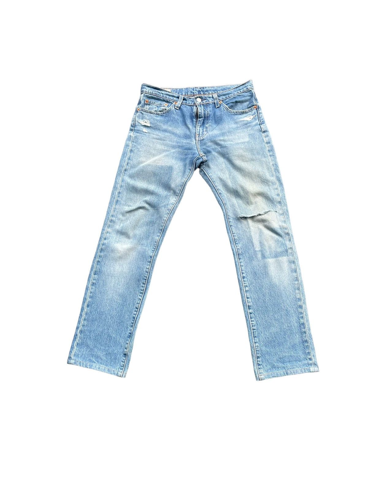 image of Distressed Denim x If Six Was Nine Levis 511 E Distresed Denim in Blue, Men's (Size 32)