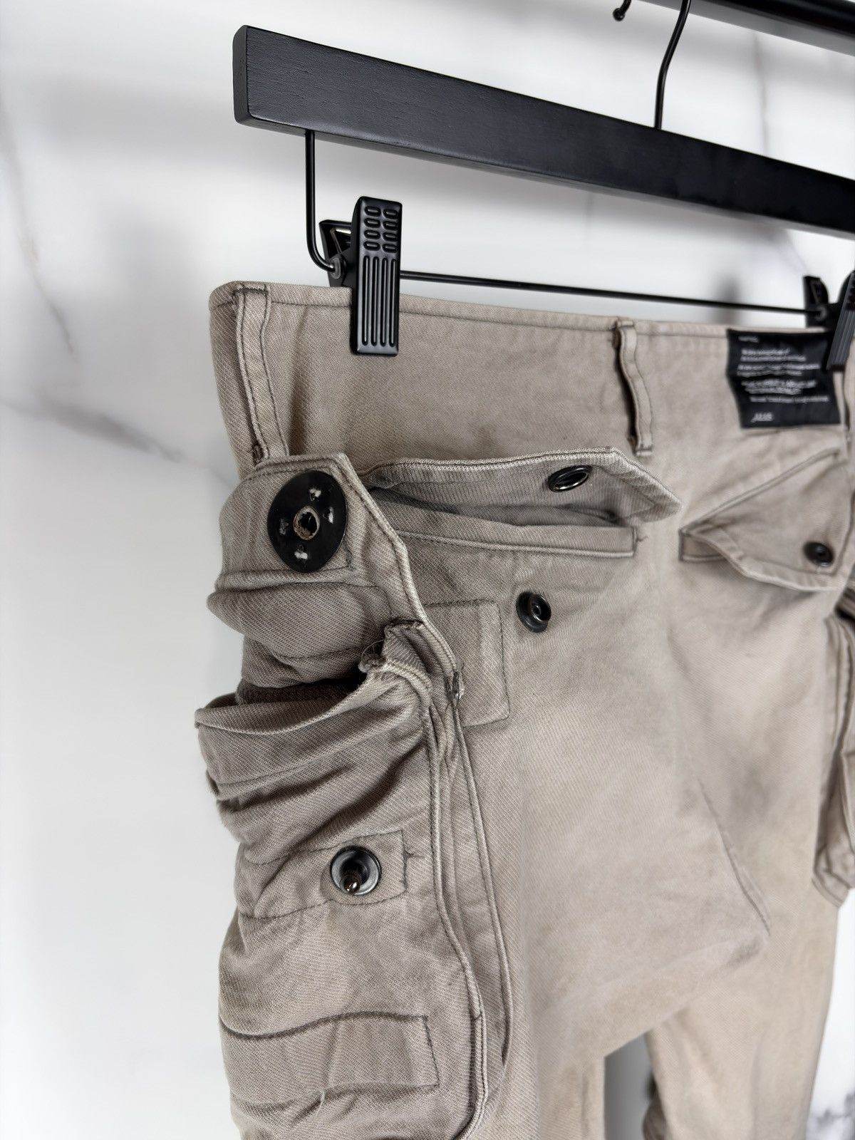 Julius FW10 Julius 7 Goth_Ik Gasmask Cargo Pocket Pants Size US 28 / EU 44 - 4 Thumbnail