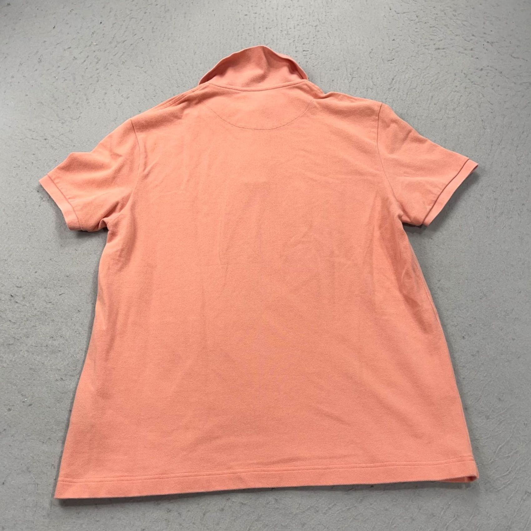 Vilebrequin Nike Polo Shirt Mens L Orange 100% Cotton Pique Golf Tennis Casual Size US L / EU 52-54 / 3 - 5 Thumbnail