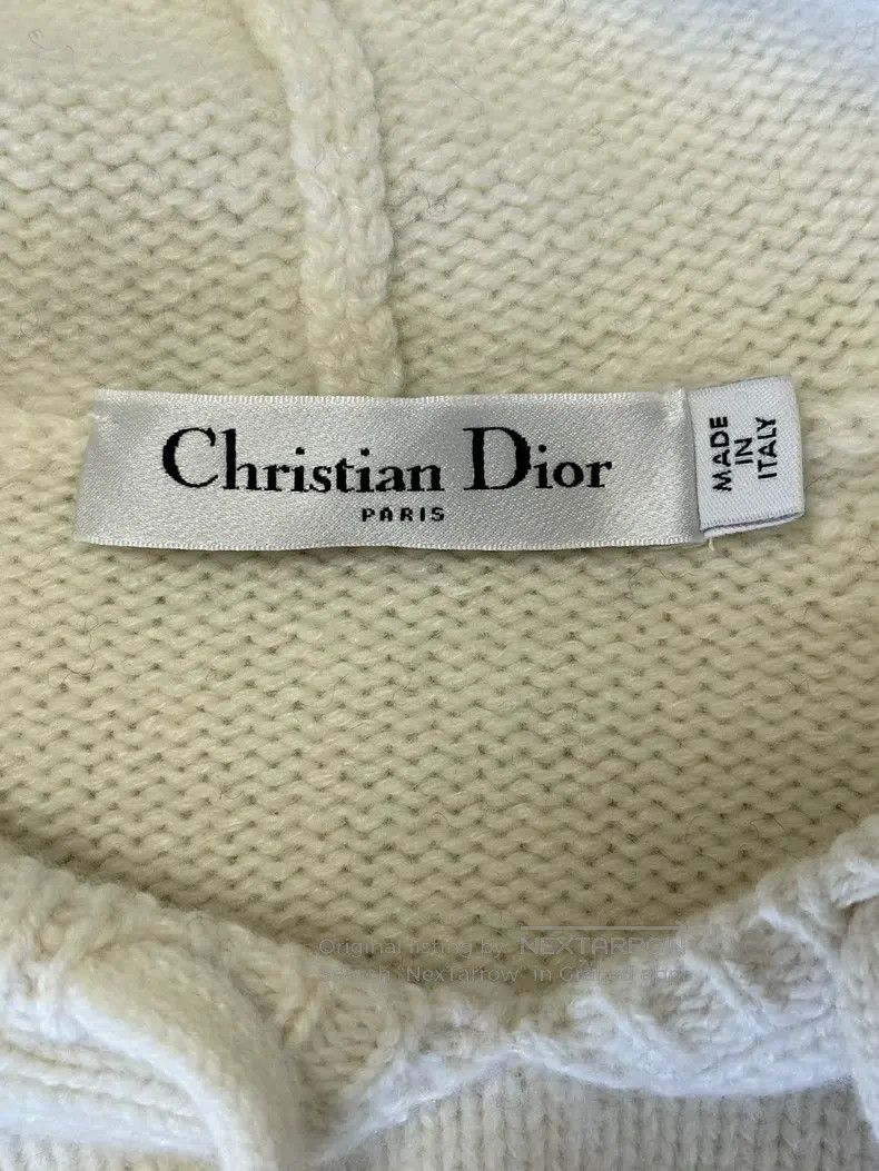 Dior Dior Lucky Number 8 Hooded Knitwear sweater Size XXS / US 00 / IT 34 - 7 Thumbnail