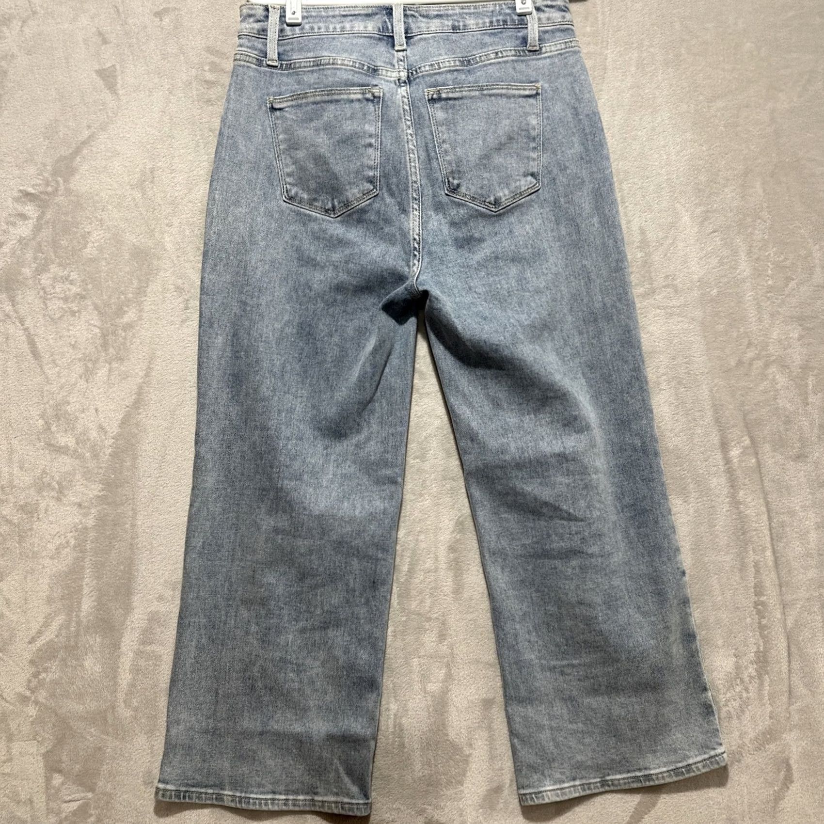 Vintage VINTAGE The Fine Print Women Jeans 28P Cropped High Rise Light Wash Wide Leg Denim Women Jeans 28P Cropped High Rise Light Wash Wide Leg Denim Size 28" / US 6 / IT 42 - 2 Thumbnail