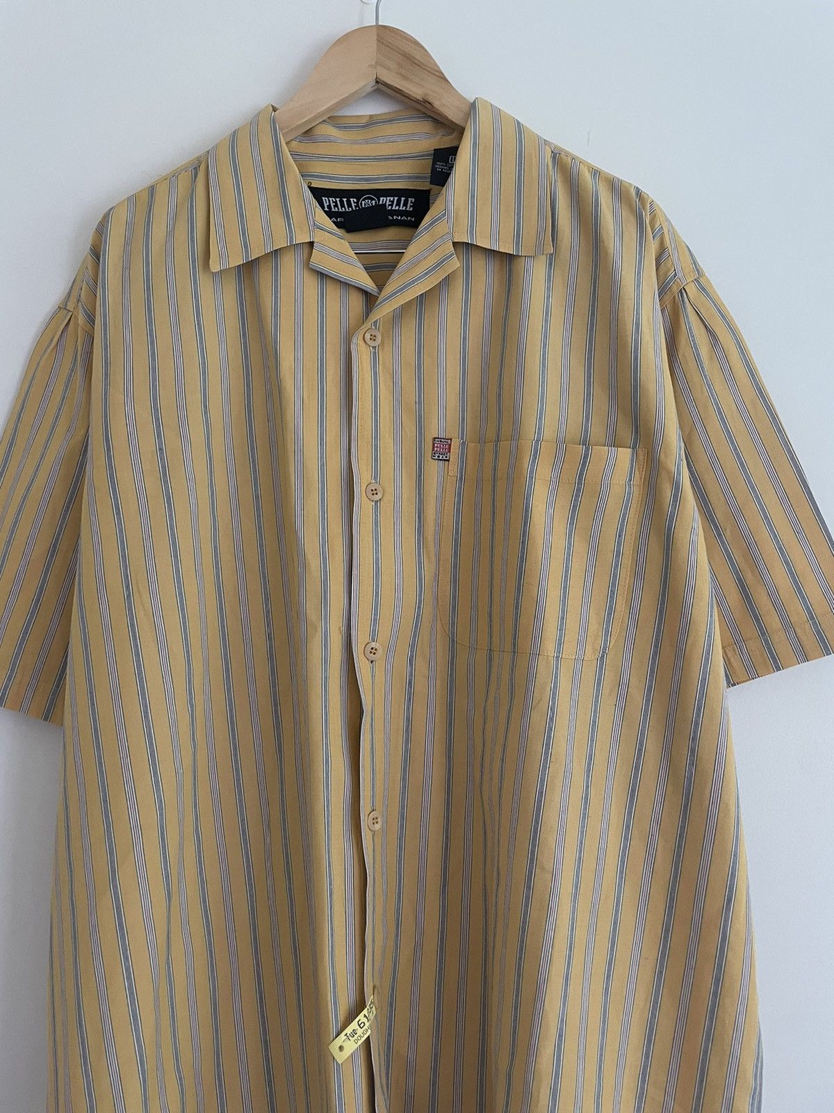 Pelle Pelle × Vintage Y2K Vintage Pelle Pelle Earth Tone Hip Hop Shirt Size US L / EU 52-54 / 3 - 3 Thumbnail