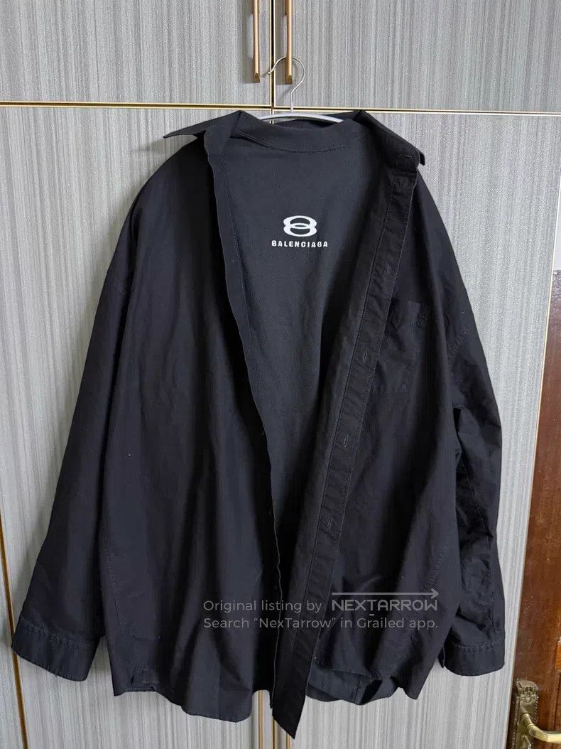 Balenciaga Balenciaga Shirt Fake Two-Piece Size US S / EU 44-46 / 1 - 1 Thumbnail