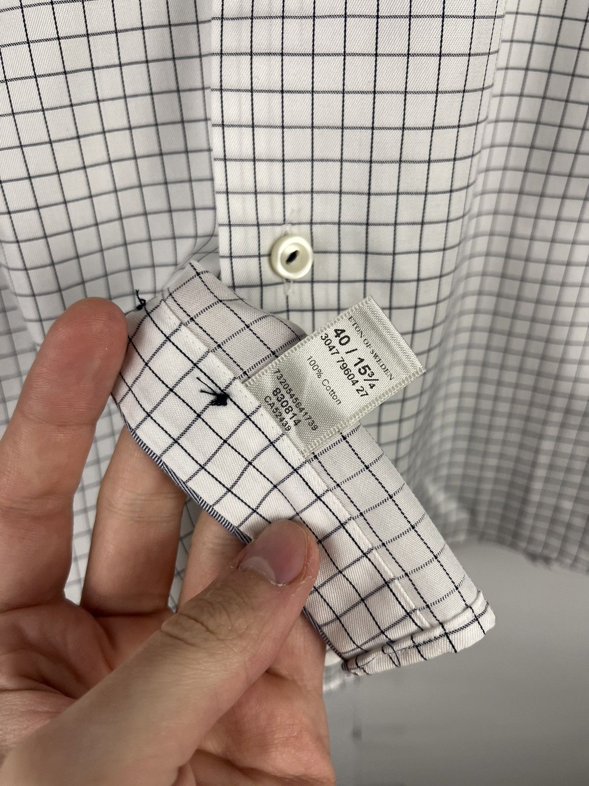 Eton Eton Luxury Plaid Cotton Long Sleeve Shirt Button Up Size US L / EU 52-54 / 3 - 9 Thumbnail