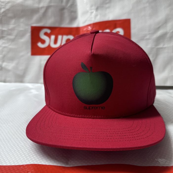 Supreme Supreme apple 5 panel camp cap ss 19 red | Grailed