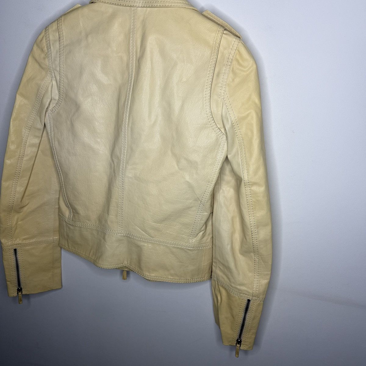 Gucci Gucci Leather Jacket Biker by Tom Ford Y2K Size XS / US 0-2 / IT 36-38 - 8 Thumbnail