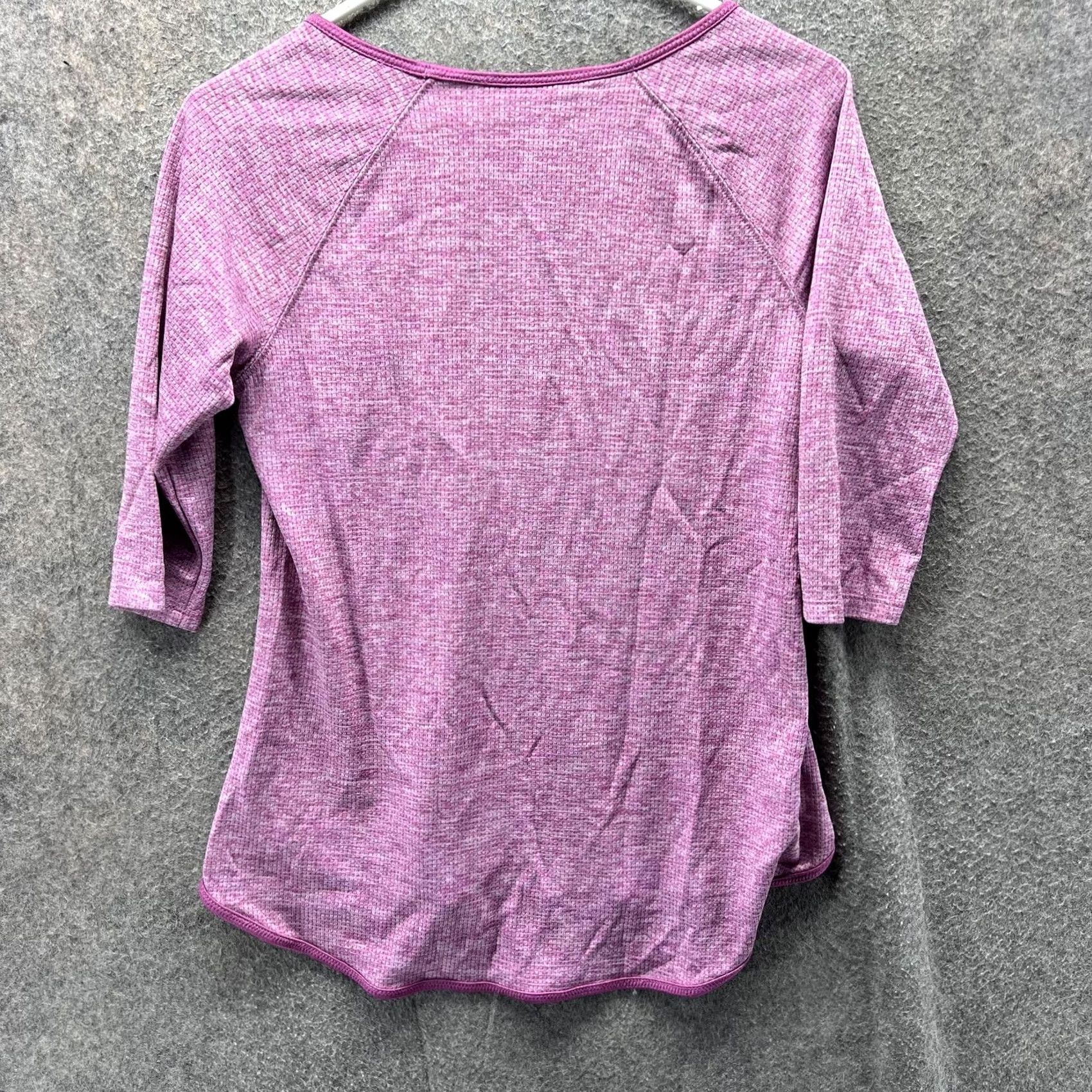 Vintage Reel Legends Shirt Womens M Pink Purple 3/4 Sleeve Performance Athletic Top Size M / US 6-8 / IT 42-44 - 2 Thumbnail