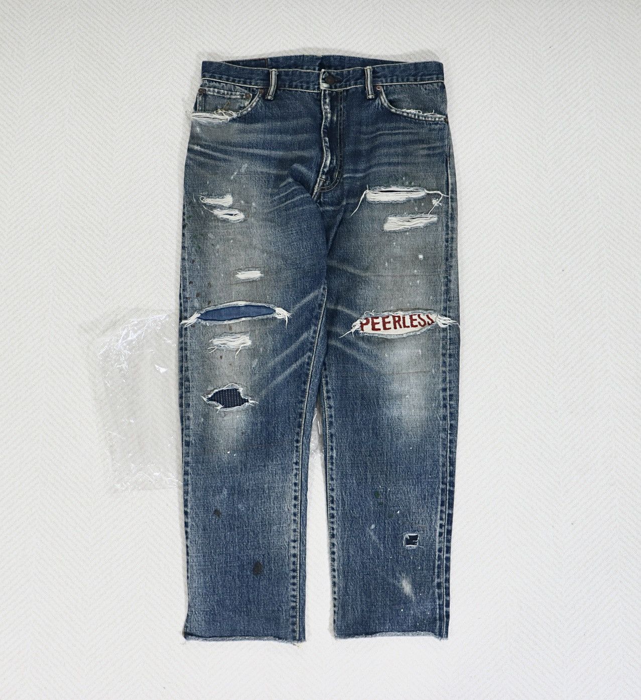 VISVIM 19AW JOURNEYMAN PANTS TACKED CRASH “Peerless”