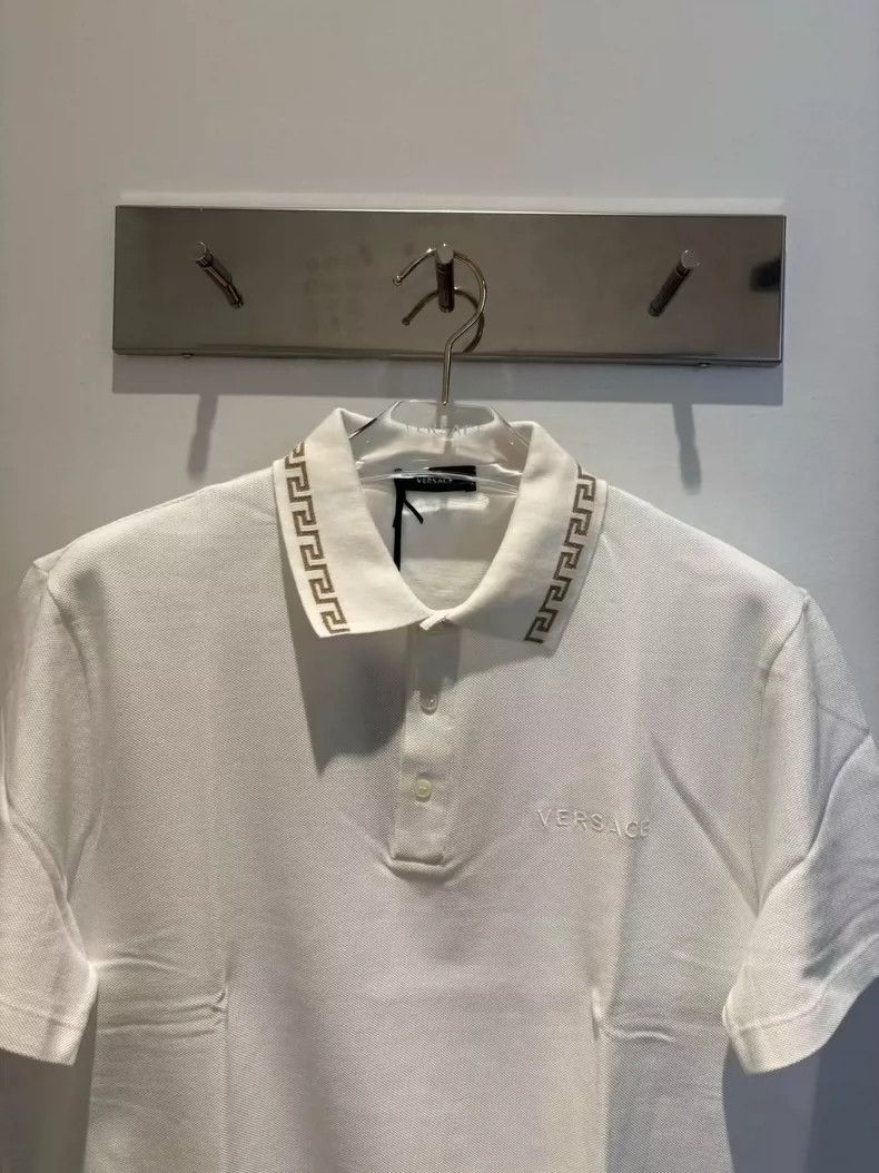Versace Versace Men's embroidered Medusa short-sleeved polo shirt Size US S / EU 44-46 / 1 - 2 Thumbnail