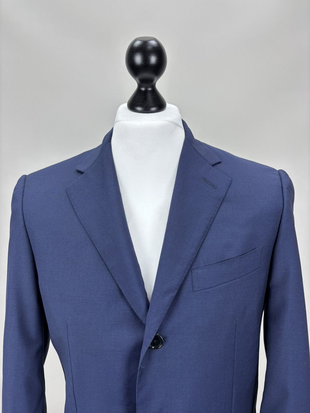 Caruso Mens blazer Caruso Size 48 Color Blue Size 48R - 3 Thumbnail