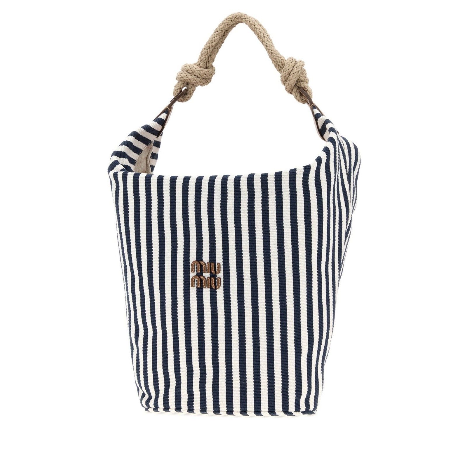 Miu Miu MIU MIU Blue/Cognac Top Handle Bag New & Authentic Size ONE SIZE - 2 Thumbnail