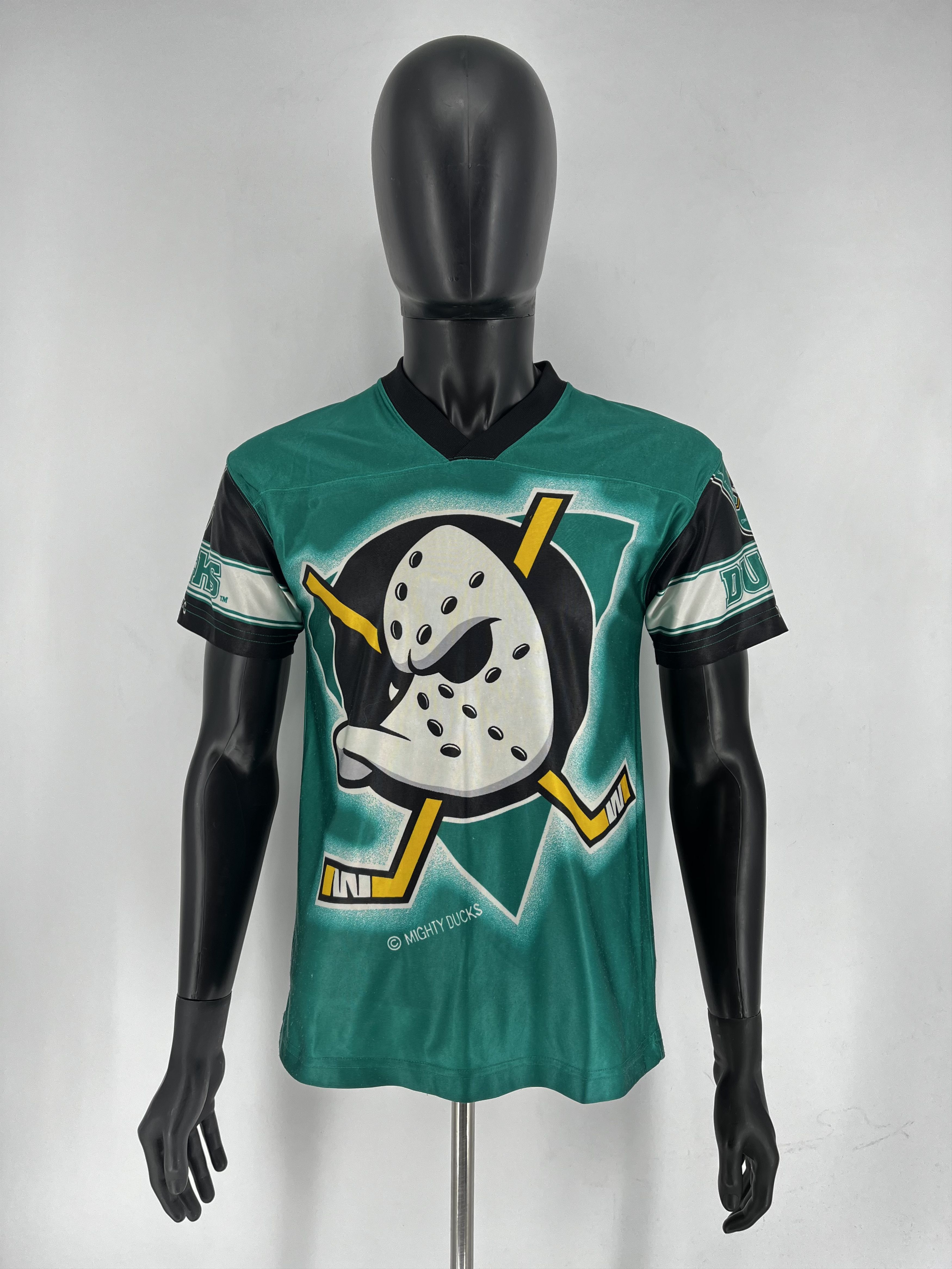 NHL × Nutmeg × Vintage Vintage Mighty Ducks Anaheim Nutmeg Jersey NHL Size US S / EU 44-46 / 1 - 2 Thumbnail