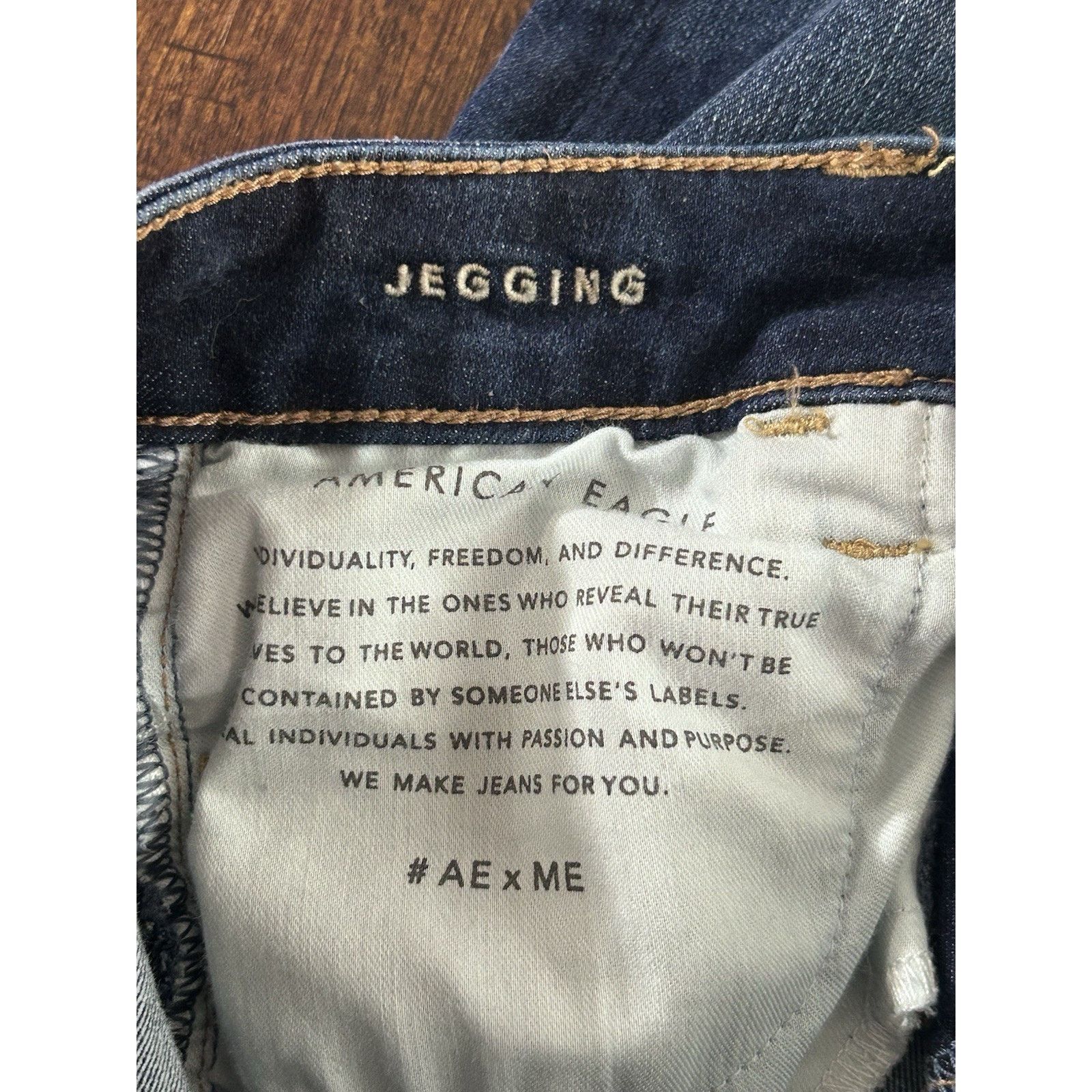 American Eagle Outfitters american eagle jegging women junior the dream jean 00 short Size 24" / US 00 / IT 34 - 4 Thumbnail