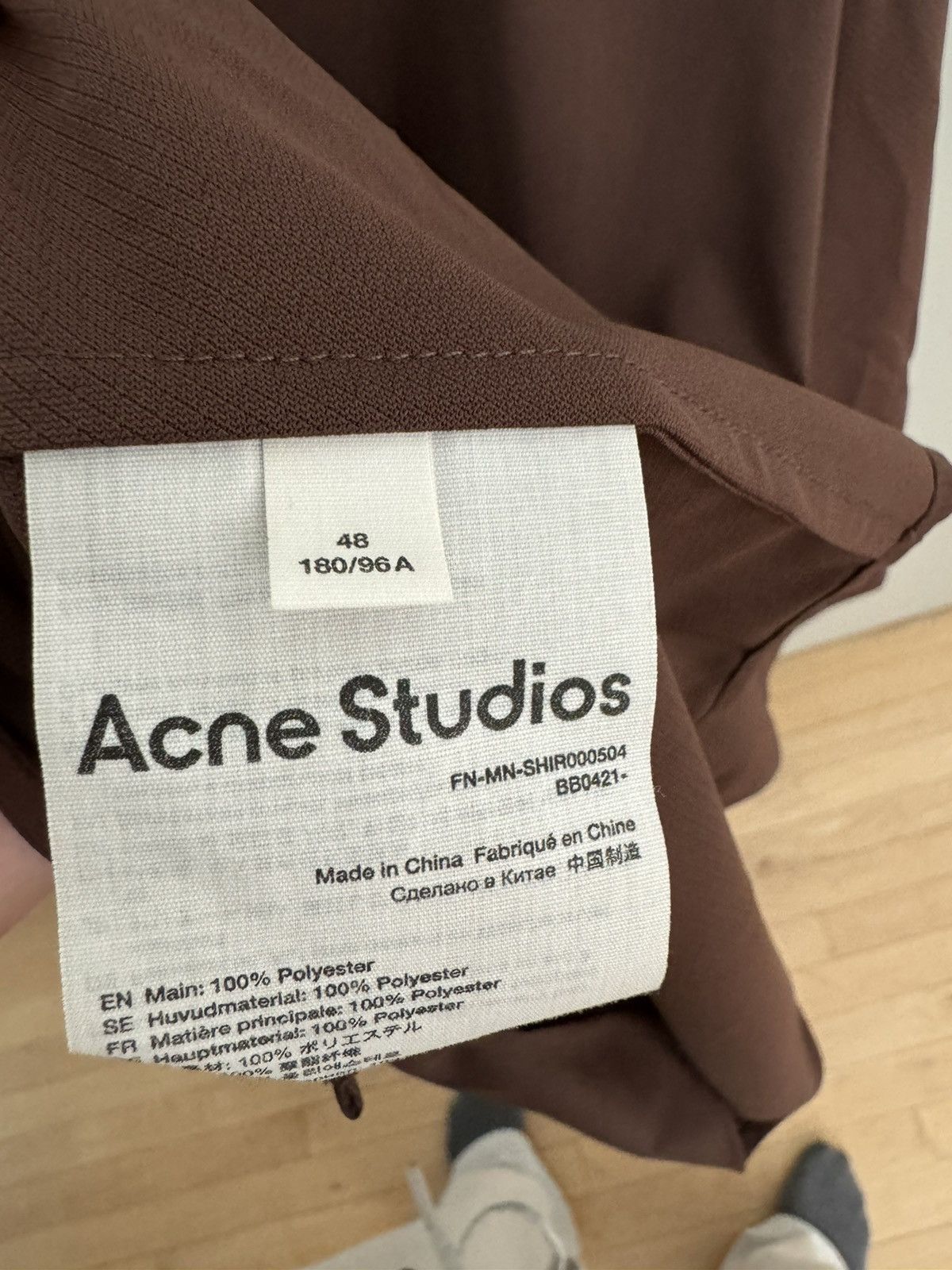 Acne Studios Acne Baseball Jersey Size US M / EU 48-50 / 2 - 4 Thumbnail