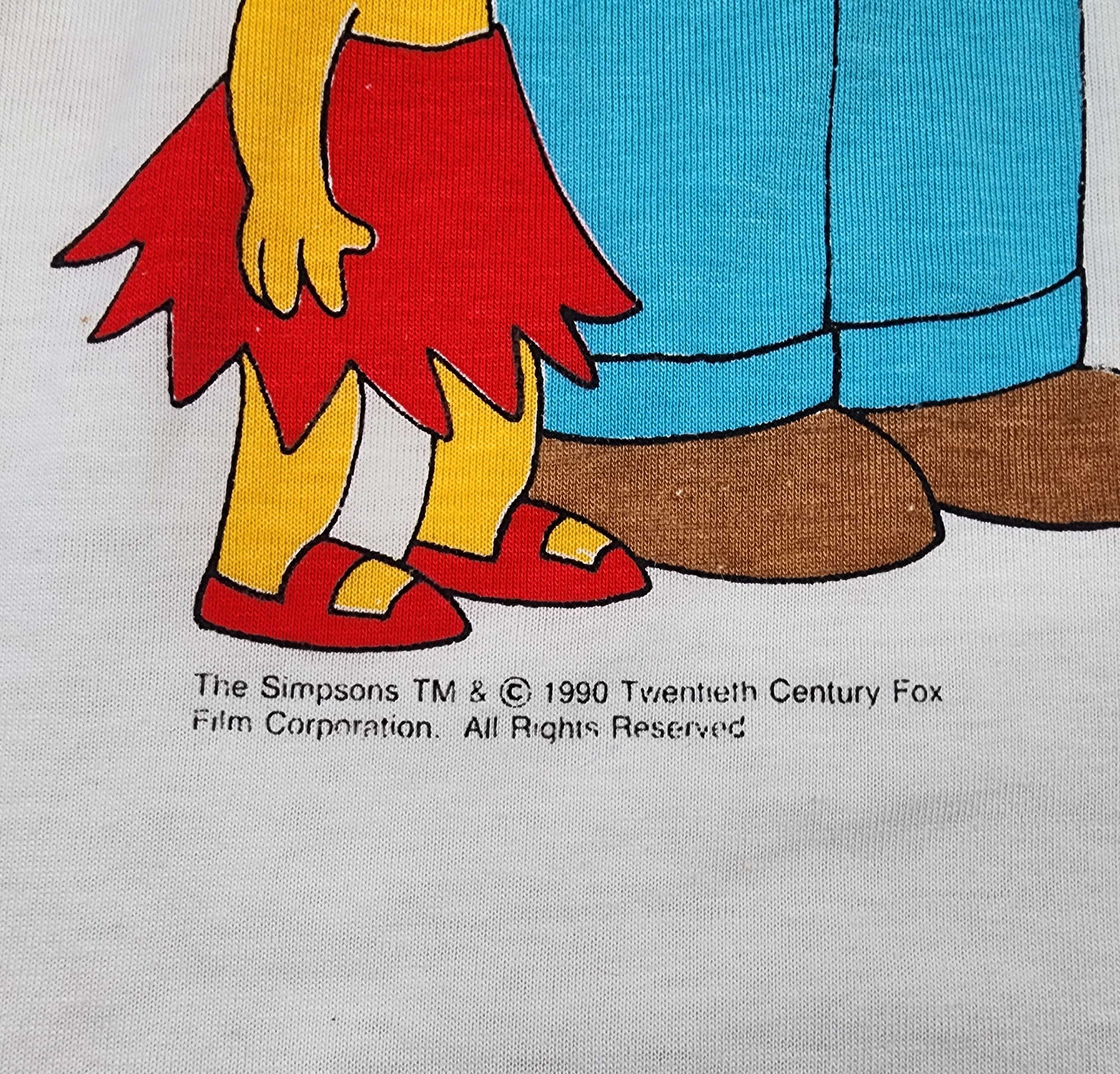 The Simpsons Vintage 1990 The simpsons Marge christmas tee Size US L / EU 52-54 / 3 - 3 Thumbnail