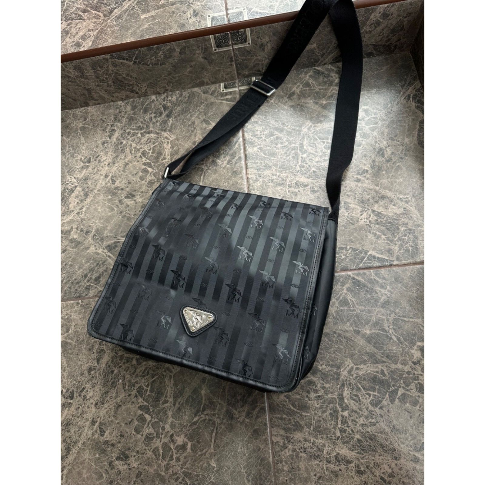 Vintage VTG Maison Mollerus Crossbody Monogram Messenger Bag Size ONE SIZE - 4 Thumbnail