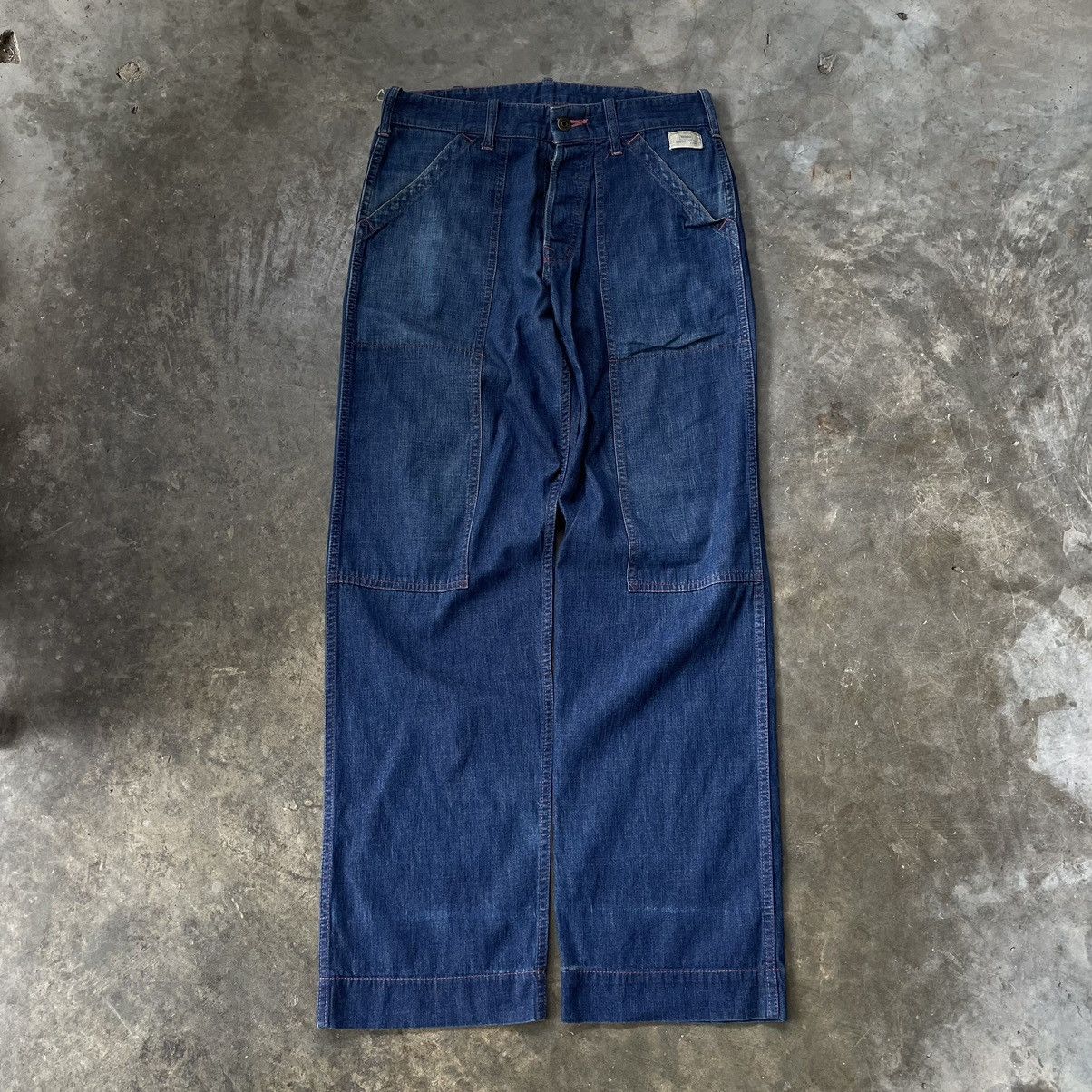 Japanese Brand Weirdo double knee by glad hand Size US 31 - 1 Thumbnail