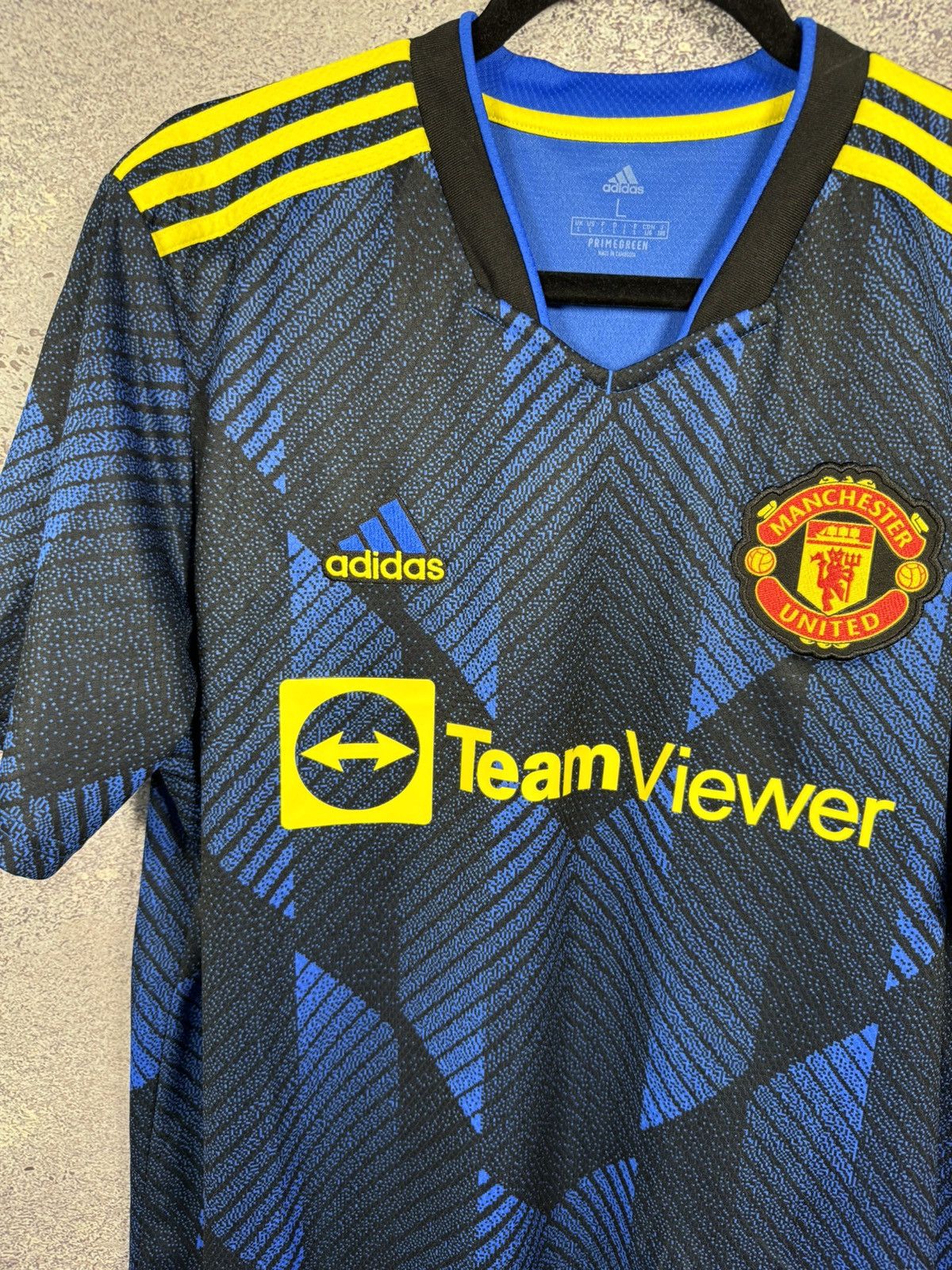 Adidas × Vintage NEW RONALDO Manchester United 2021/22 Third Adidas Jersey Size US L / EU 52-54 / 3 - 5 Thumbnail