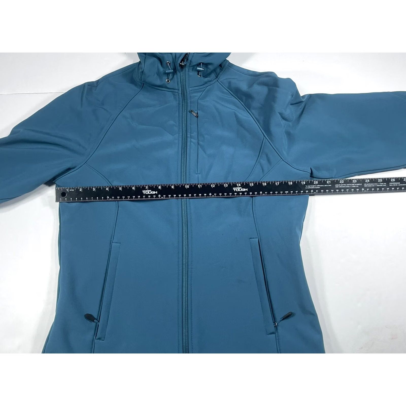 Vintage Kirkland Jacket Women’s M Blue Teal Full ZipHoodie Polyester Soft Inside Jacket/Coat Long Sleeve Zip Size M / US 6-8 / IT 42-44 - 5 Thumbnail