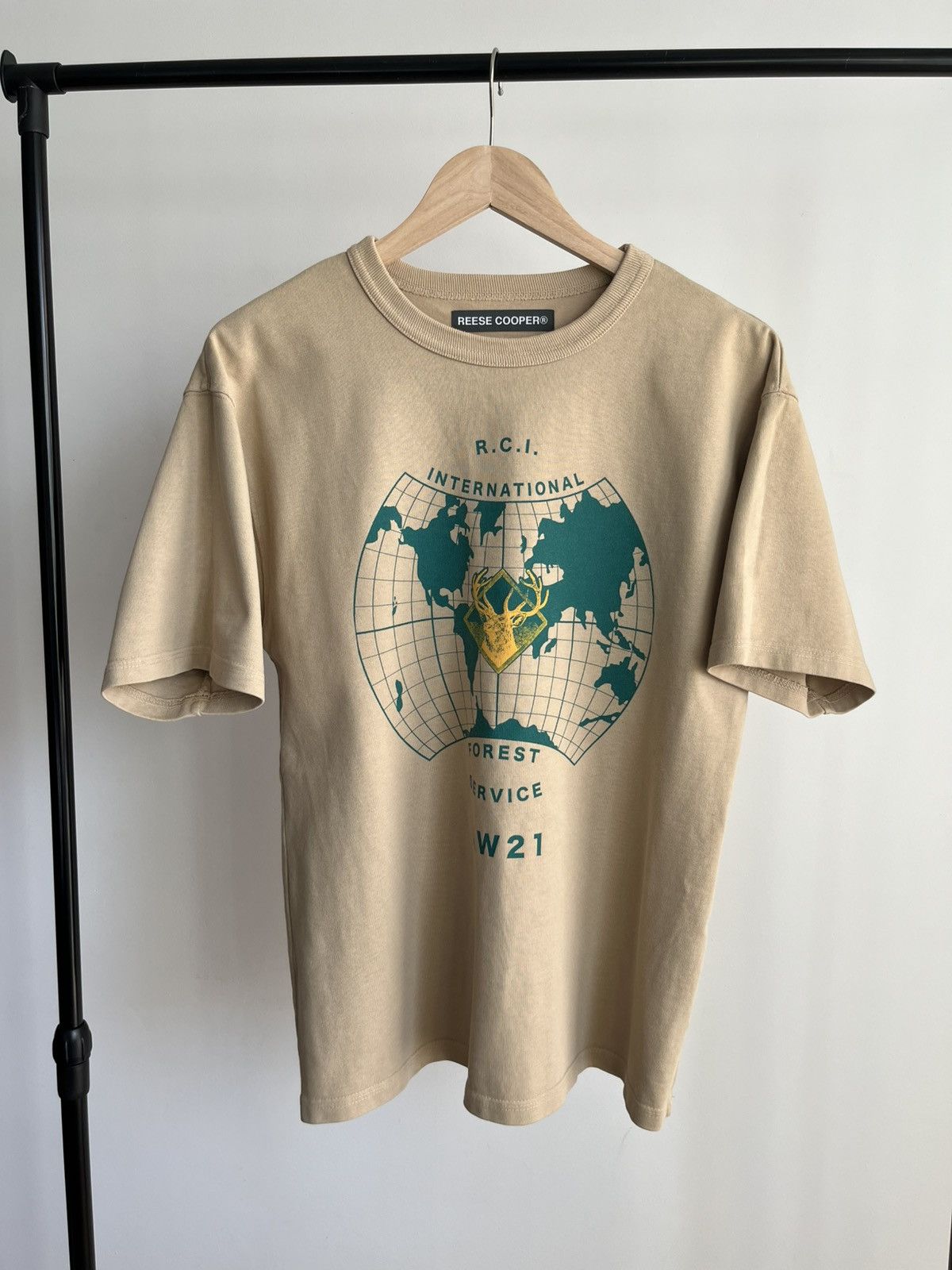 Reese Cooper Reese Cooper AW21 “Pyrophyte” print t-shirt Size US M / EU 48-50 / 2 - 2 Thumbnail