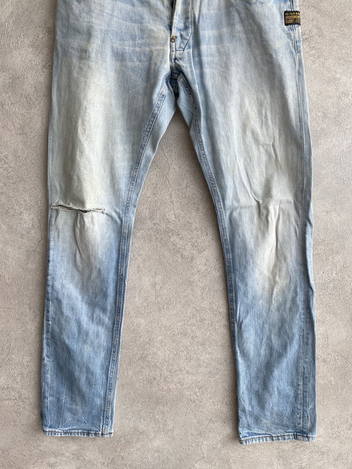 G-Star G Star Raw 3301 Distressed Denim Size US 32 / EU 48 - 4 Thumbnail