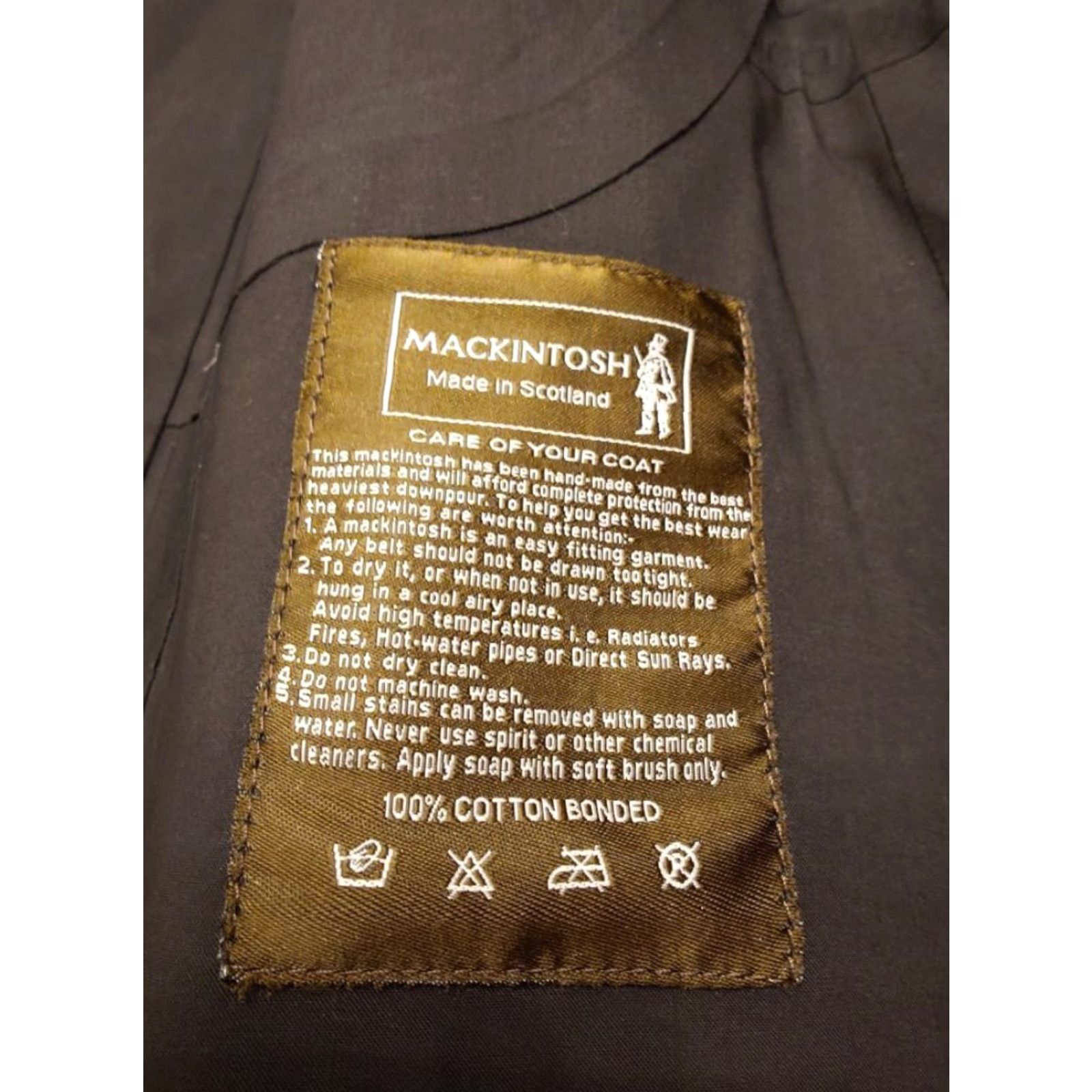 Mackintosh COMME des GARCONS MACKINTOSH Coat black XS Mens Coat XS Black Size US XS / EU 42 / 0 - 5 Thumbnail