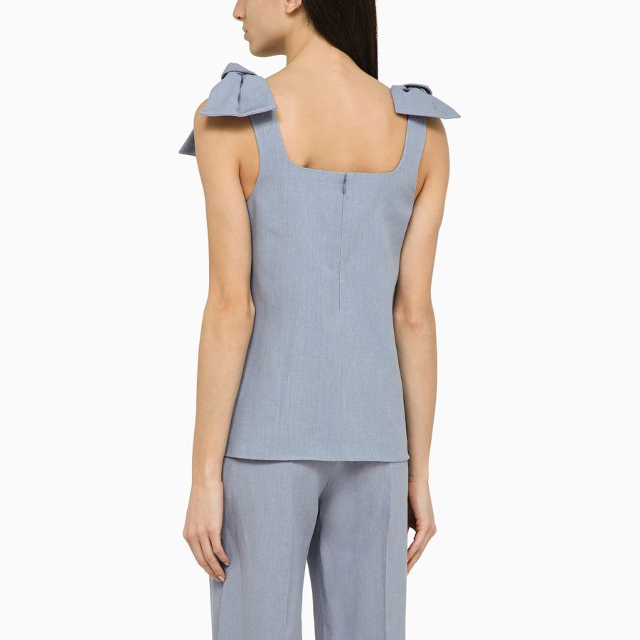 Chloe o1d2blof0824 Tank Top in Light Blue Size M / US 6-8 / IT 42-44 - 3 Thumbnail