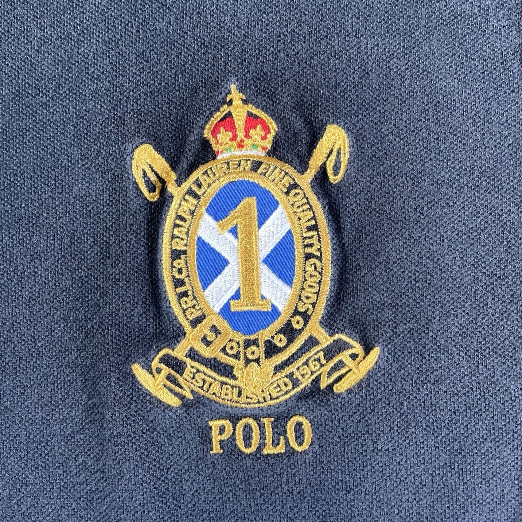 Polo Ralph Lauren Polo Ralph Lauren Polo Mens XXL Embroidered Crest Big Pony Short Sleeve Collared Classic Cotton Black Size US XXL / EU 58 / 5 - 5 Thumbnail