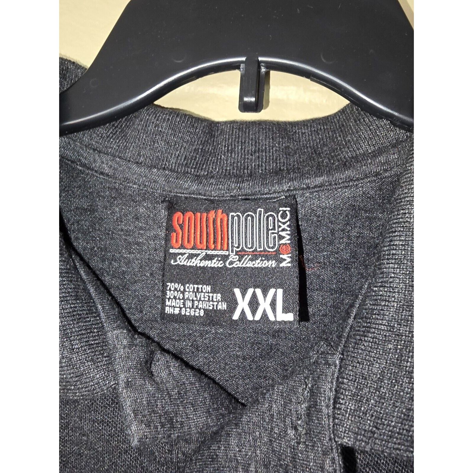 Southpole Southpole Logo Polo Shirt Mens Size XXL Y2K Charcoal Hip Hop Size US XXL / EU 58 / 5 - 3 Thumbnail