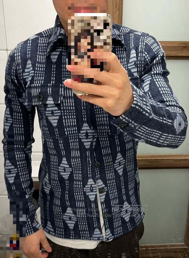 RRL Ralph Lauren RRL Ralph Lauren Wool printed sweater shirt plaid retro ja Size US S / EU 44-46 / 1 - 7 Thumbnail