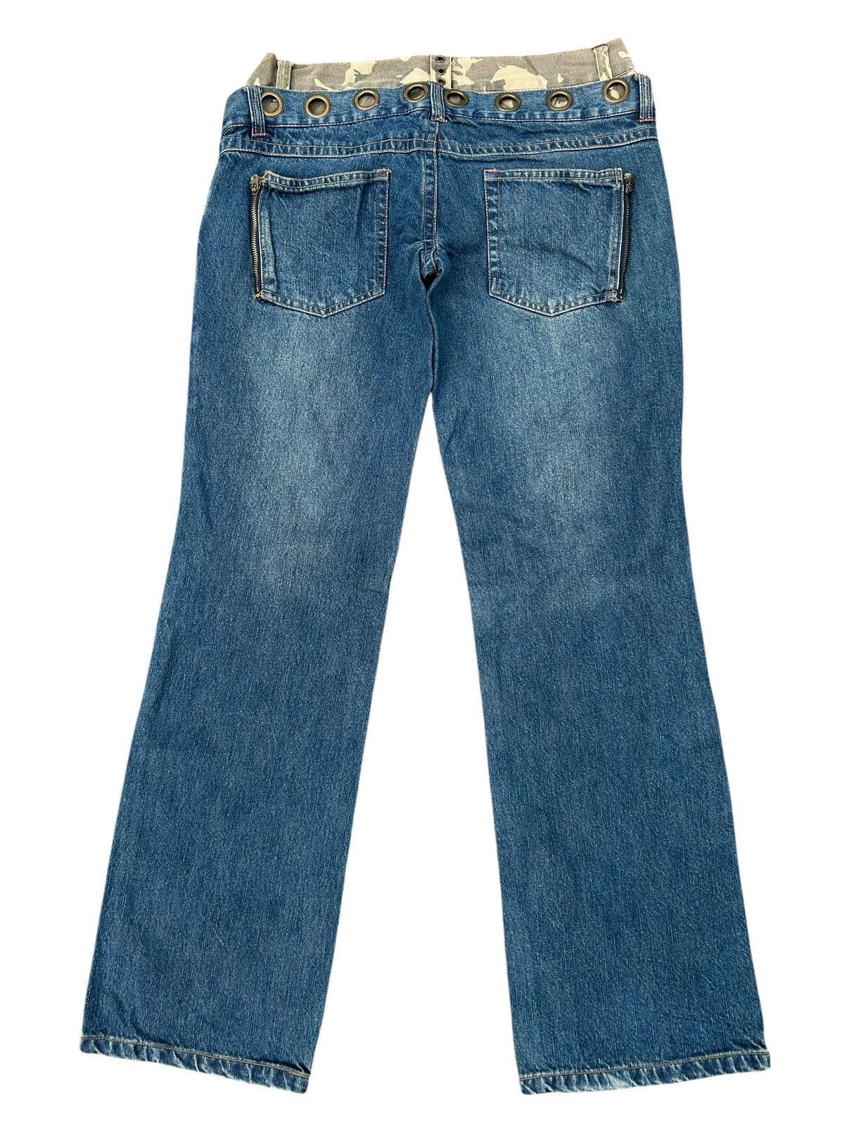 Kapital Double Waist IN THE ATTIC PUNK Distressed Denim Jeans Size US 32 / EU 48 - 4 Thumbnail