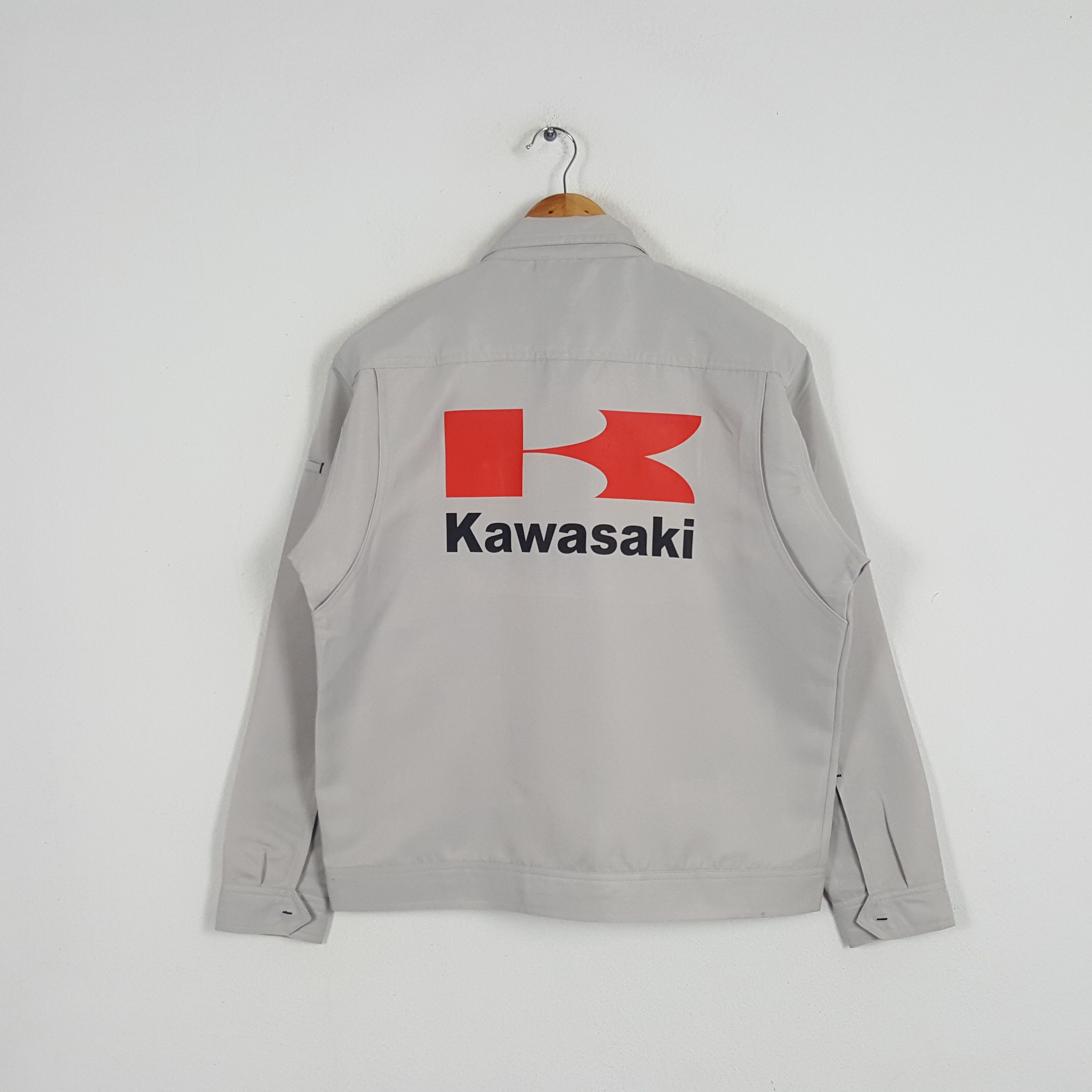Japanese Brand × Vintage Vintage Kawasaki Japanese Motorsports Racing Custom Jacket Size US M / EU 48-50 / 2 - 3 Thumbnail