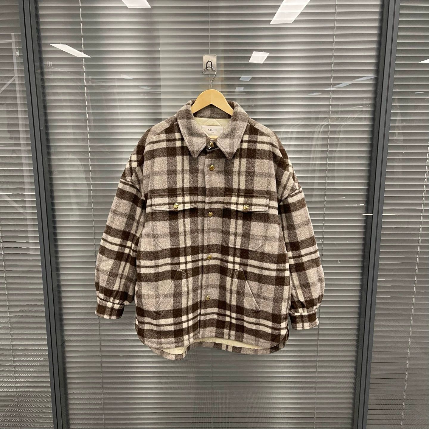 Celine Celine Triomphe Lining All-Over Check SB Blazer 38 Size S / US 4 / IT 40 - 1 Thumbnail
