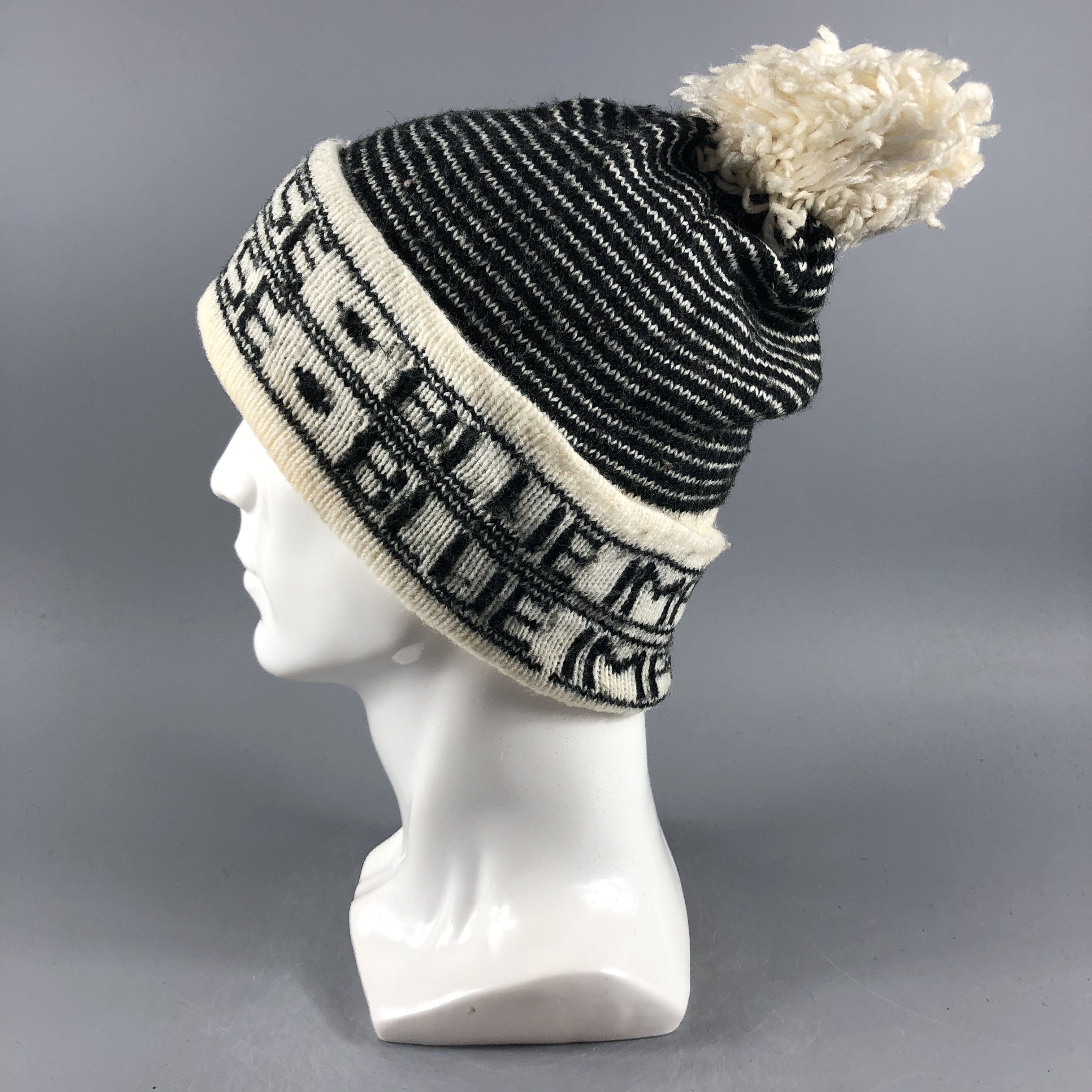 Impulse × Japanese Brand × Vintage Impulse Stripe Beanie Snow Hat Snow Cap -D036 Size ONE SIZE - 2 Thumbnail