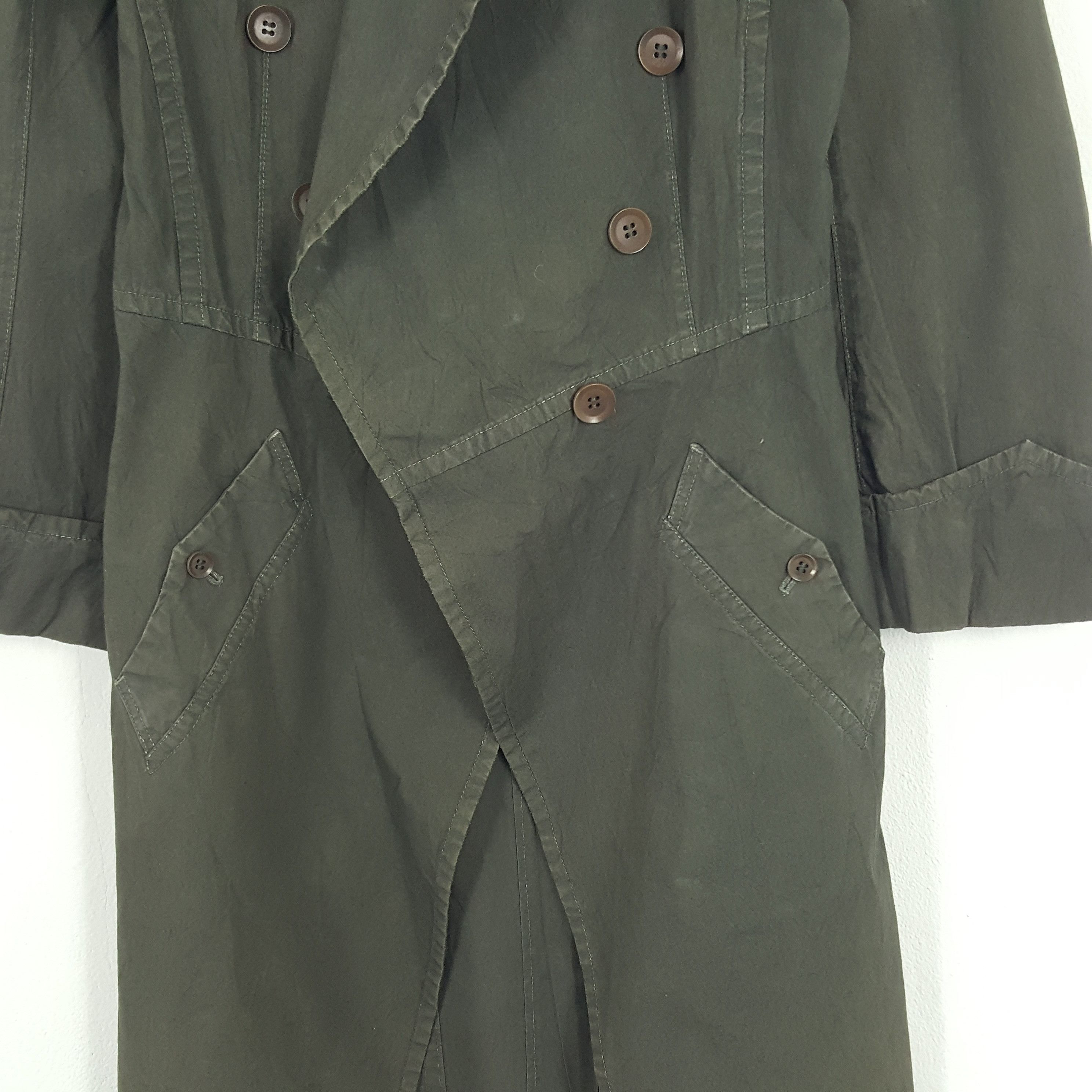 Vintage × Y's × Yohji Yamamoto Vintage Y's Red Label By Yohji Yamamoto Rare Coat Jacket Size XS / US 0-2 / IT 36-38 - 2 Thumbnail