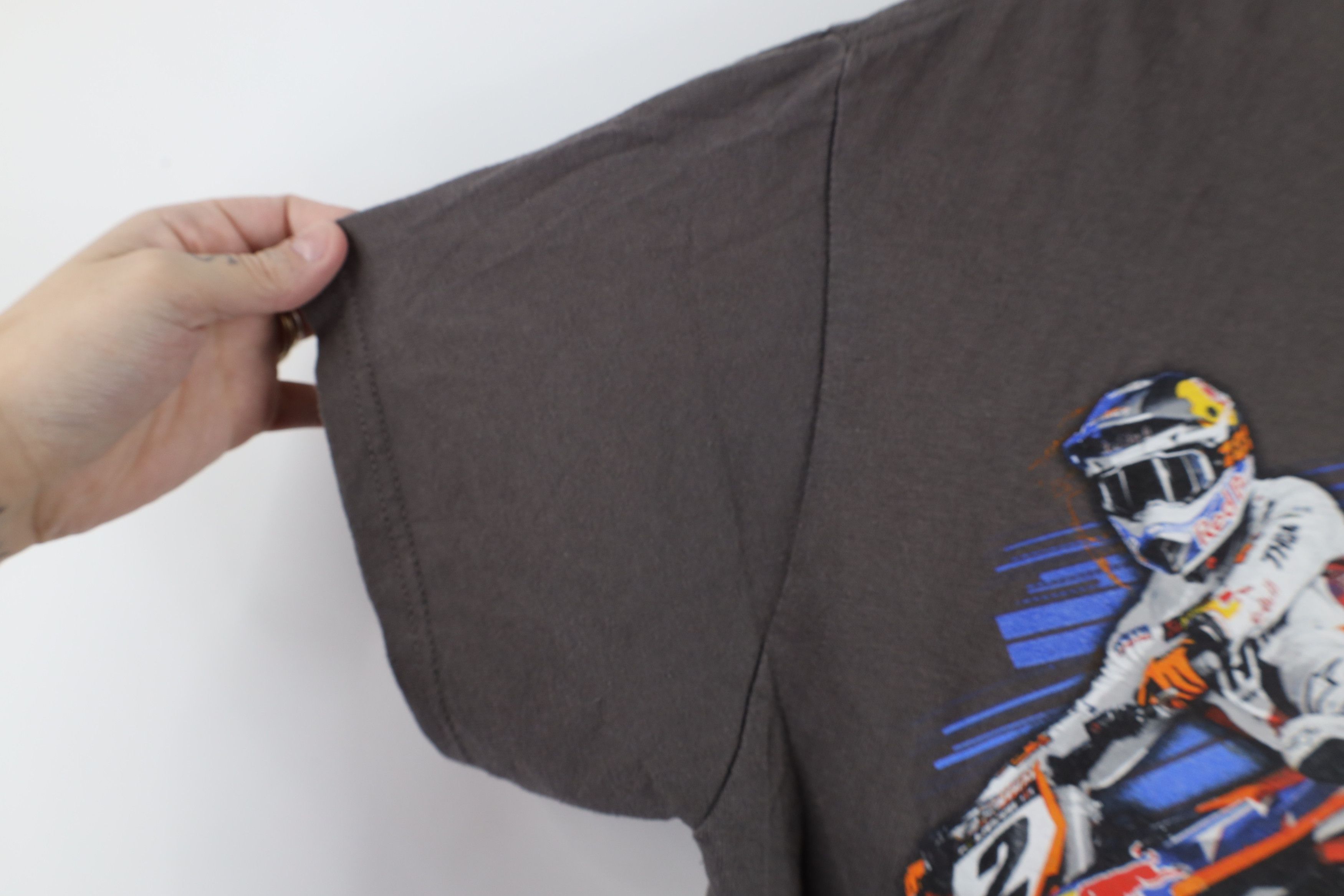 Vintage Red Bull KTM Factory Racing Webb Motocross T-Shirt Gray Size US M / EU 48-50 / 2 - 7 Thumbnail