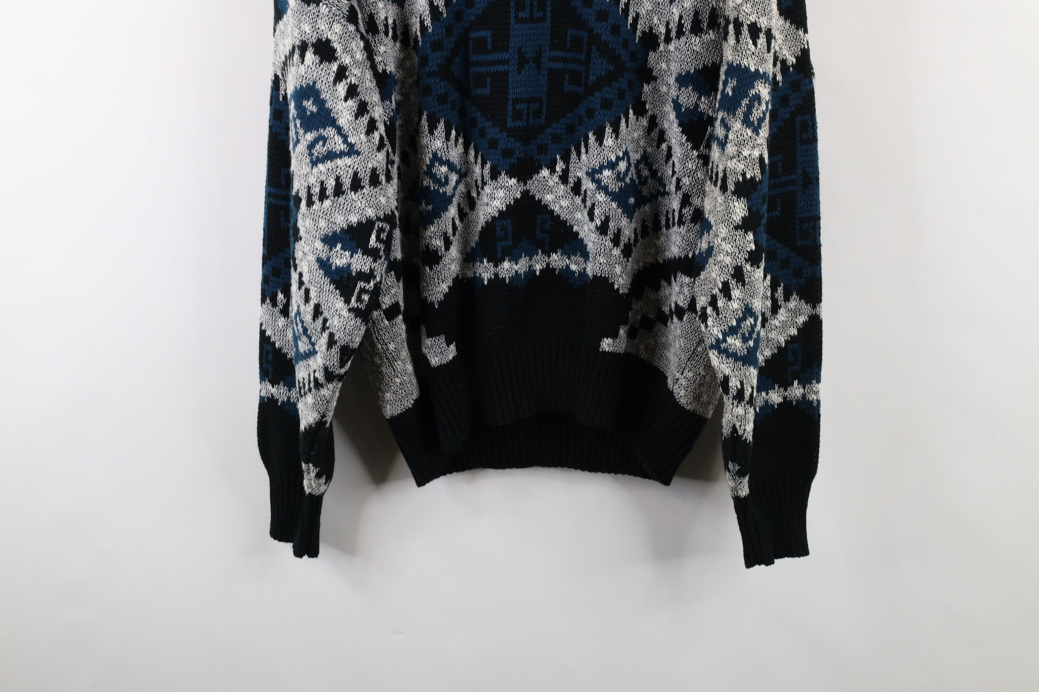 Vintage Vintage 90s Coogi Style Fiesta Geometric Knit Dad Sweater Size US XL / EU 56 / 4 - 11 Thumbnail