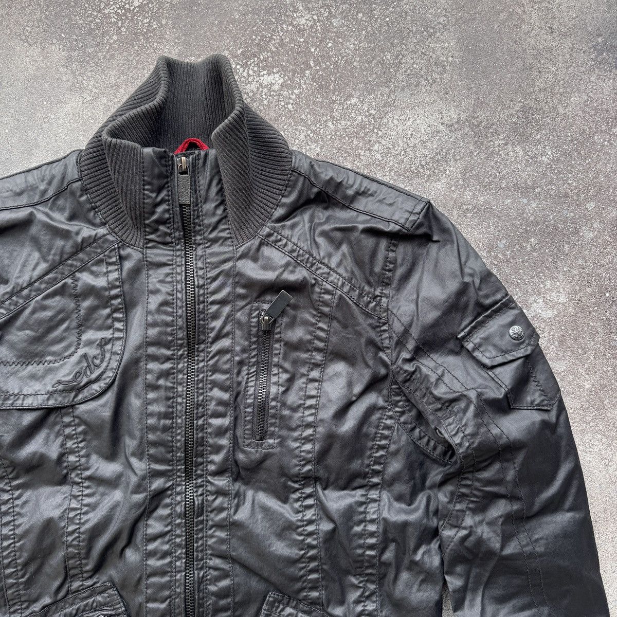 If Six Was Nine Esprit Vintage Japan Style Y2K Military Utility Jacket Size S / US 4 / IT 40 - 4 Thumbnail