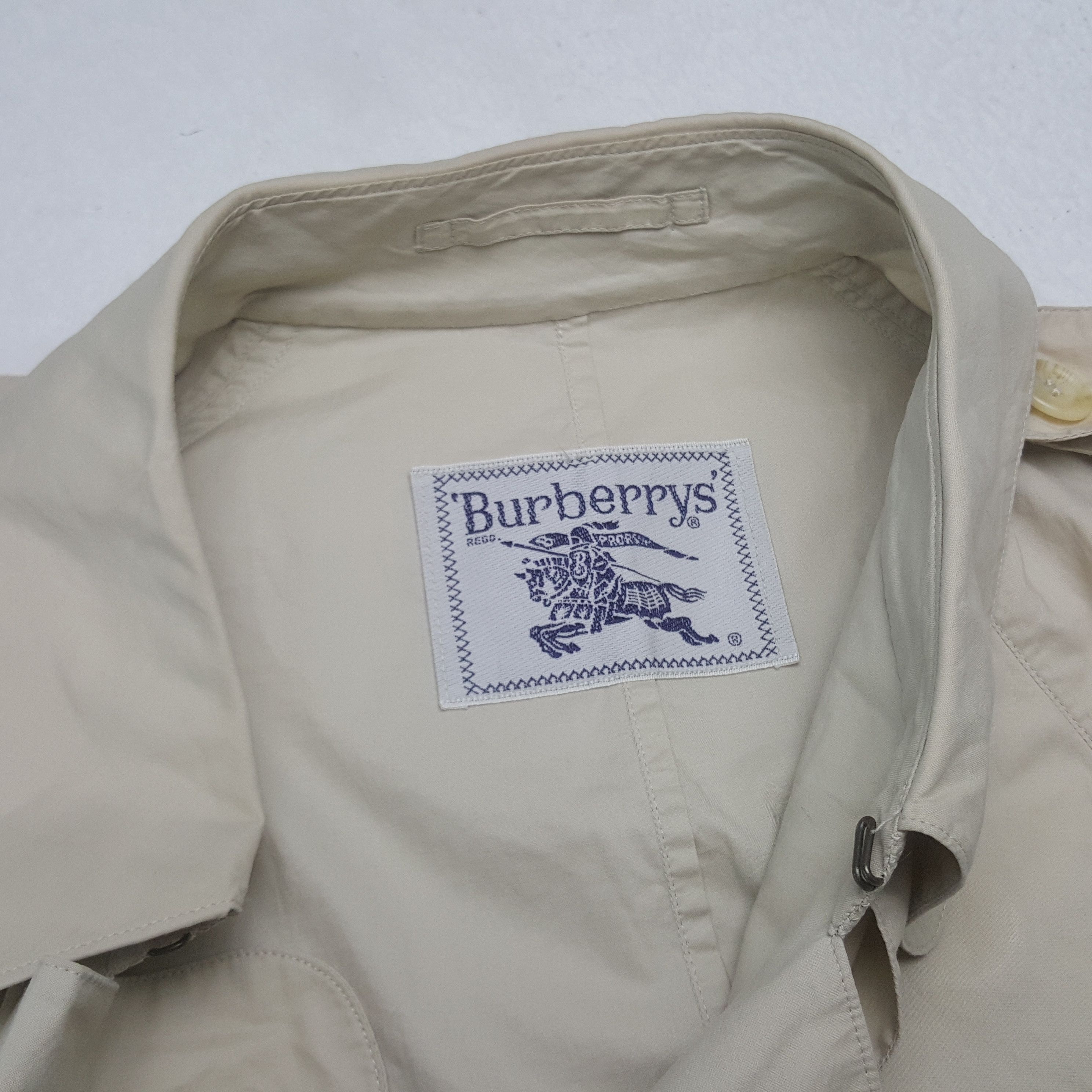Burberry Vintage Burberrys Italian Brand Trench Jacket RR29 Size US S / EU 44-46 / 1 - 4 Thumbnail