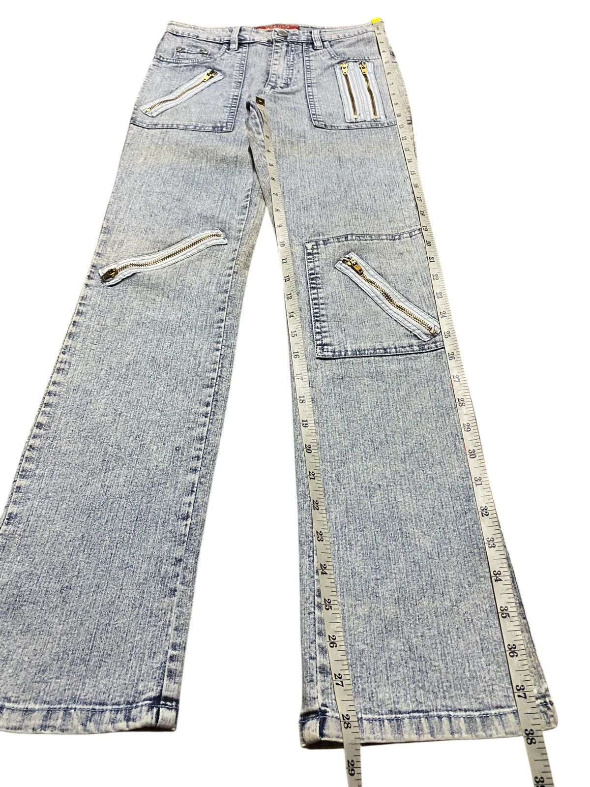 Japanese Brand Vintage Japanese Brand Brenda Zipper Skinny Jeans Size 26" / US 2 / IT 38 - 13 Thumbnail